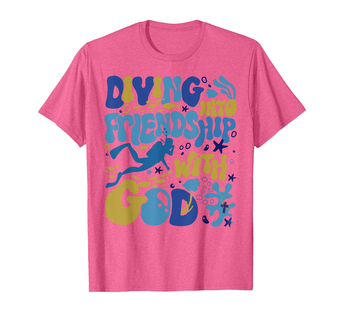 Diving Into Friendship With God Underwater Scuba VBS 2024 T-Shirt