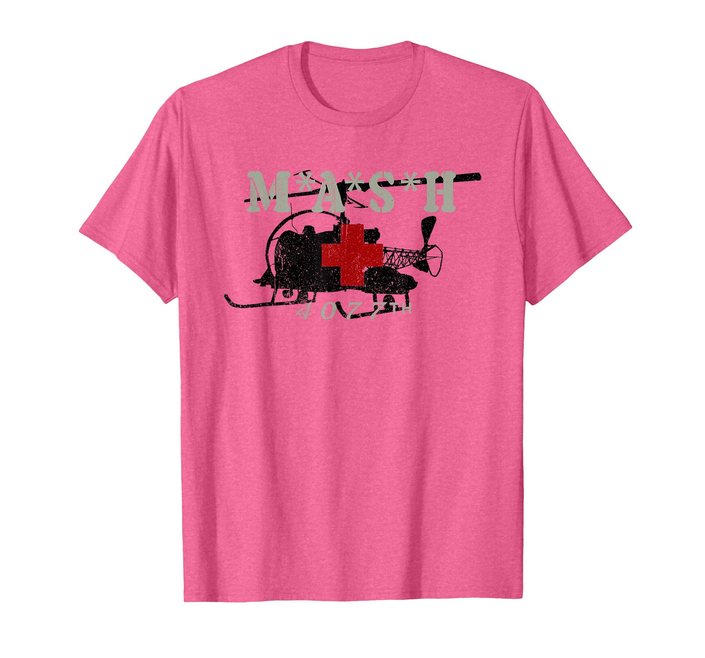 Retro 4077 Army Military Red Cross Vintage Tee T-Shirt