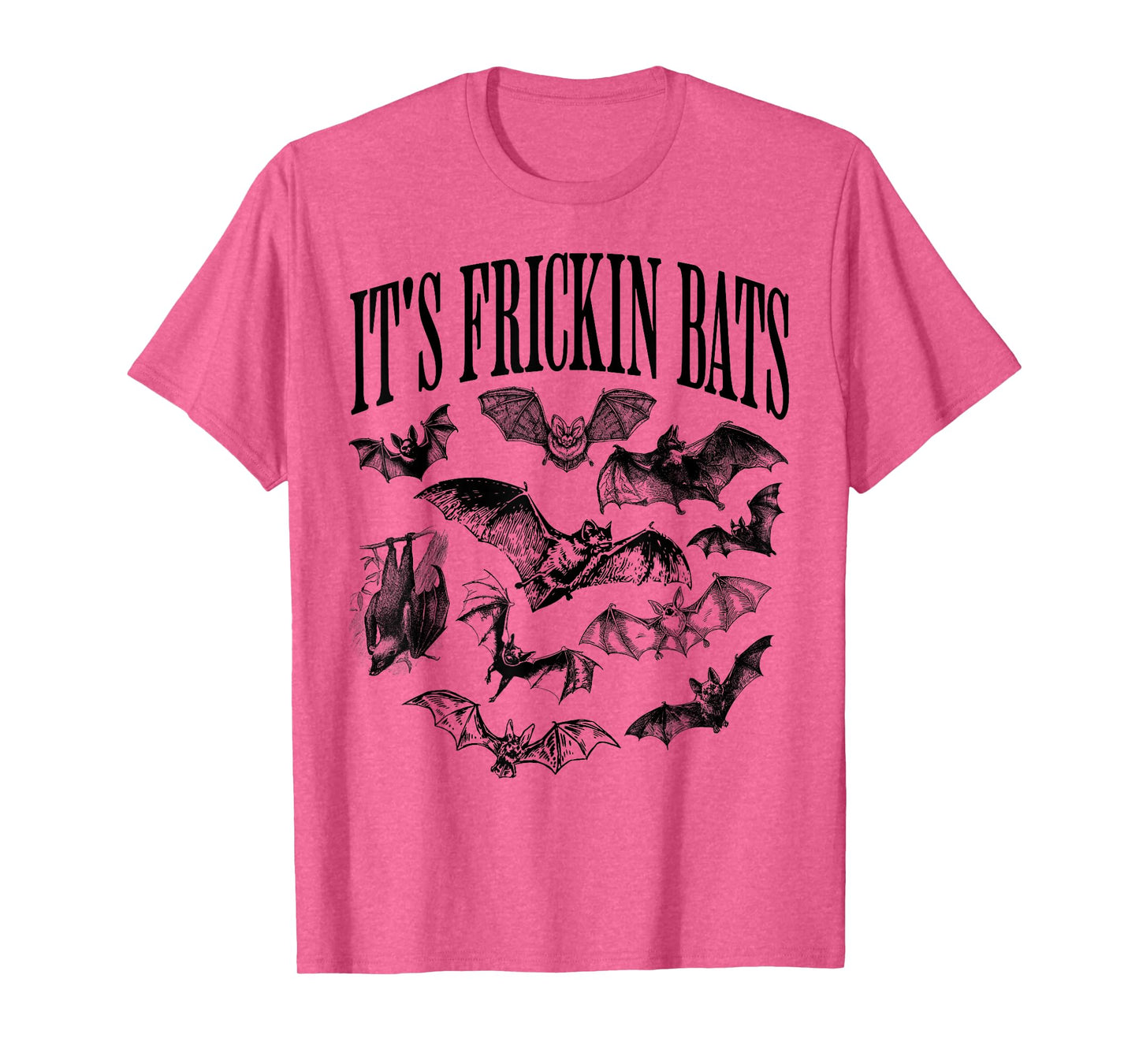 Vintage It's Frickin Bats, Funny and Spooky Halloween Bats T-Shirt