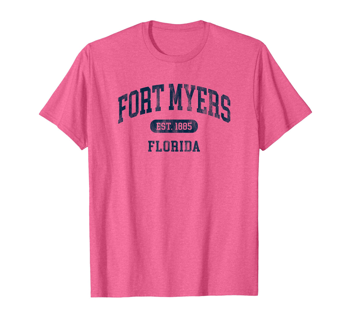 Vintage Fort Myers Florida Retro Preppy Throwback Mens T-Shirt