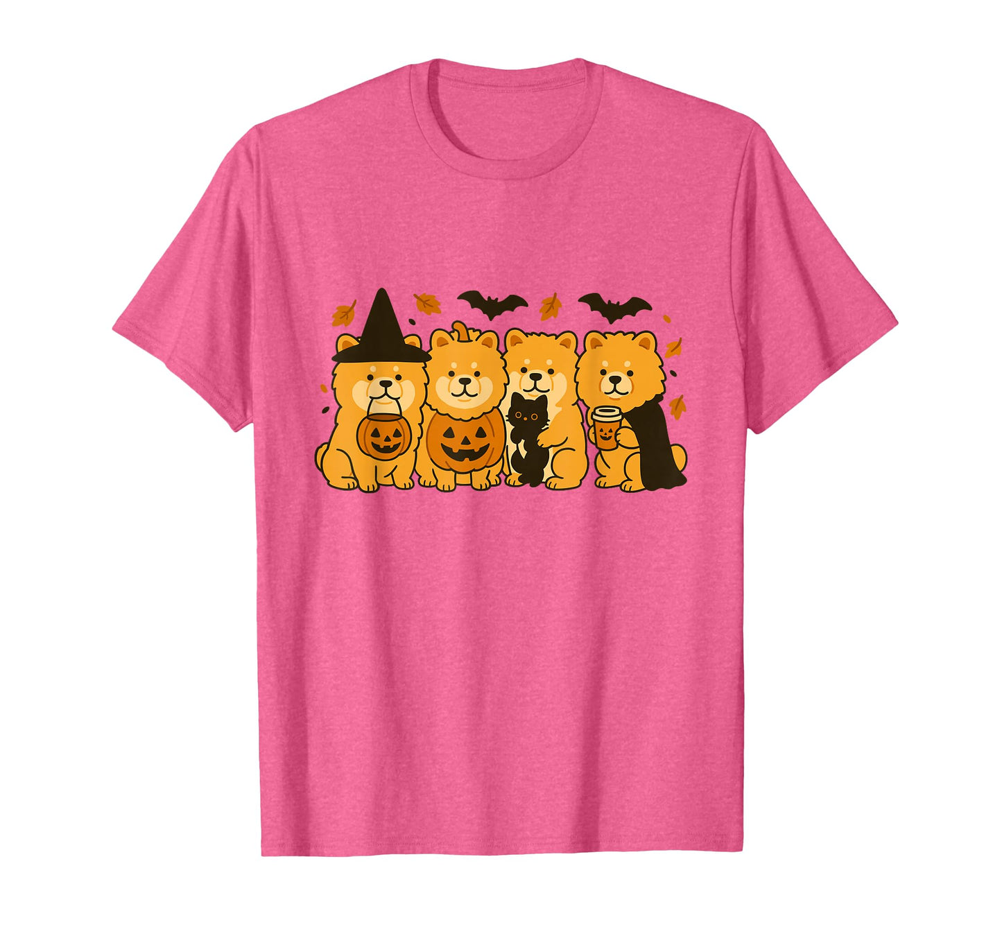 Trick Or Treat Chow Chow Halloween Chow Dog Mom Dog Lover T-Shirt