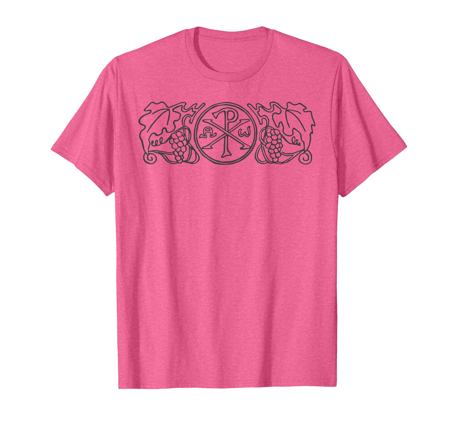 Chi-Rho Christogram Alpha and Omega Labarum Catholic Symbols T-Shirt