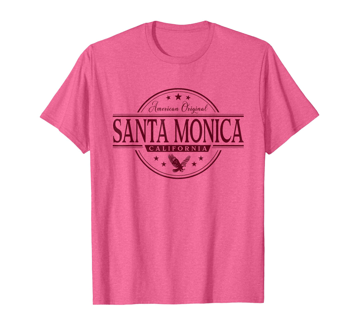 Santa Monica California - Santa Monica CA Label T-Shirt