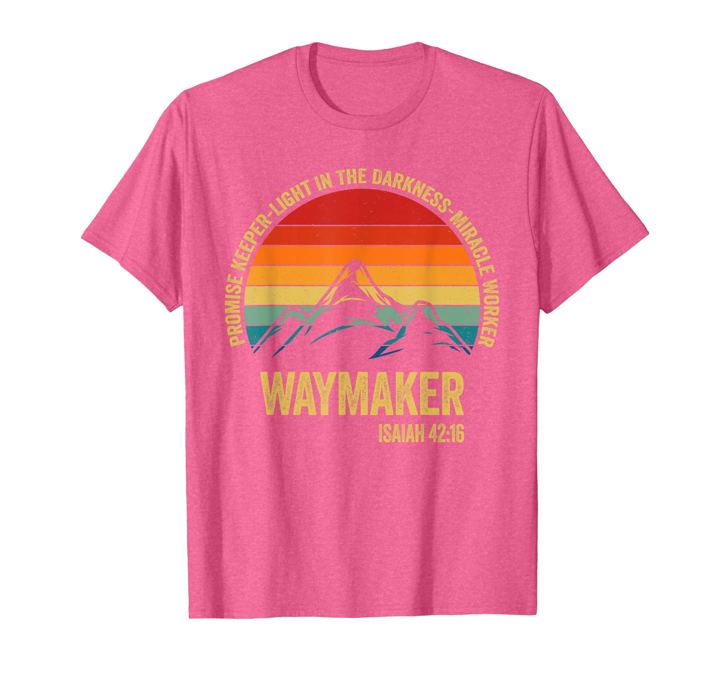 Waymaker Vintage Promise Keeper Miracle Worker Christian T-Shirt