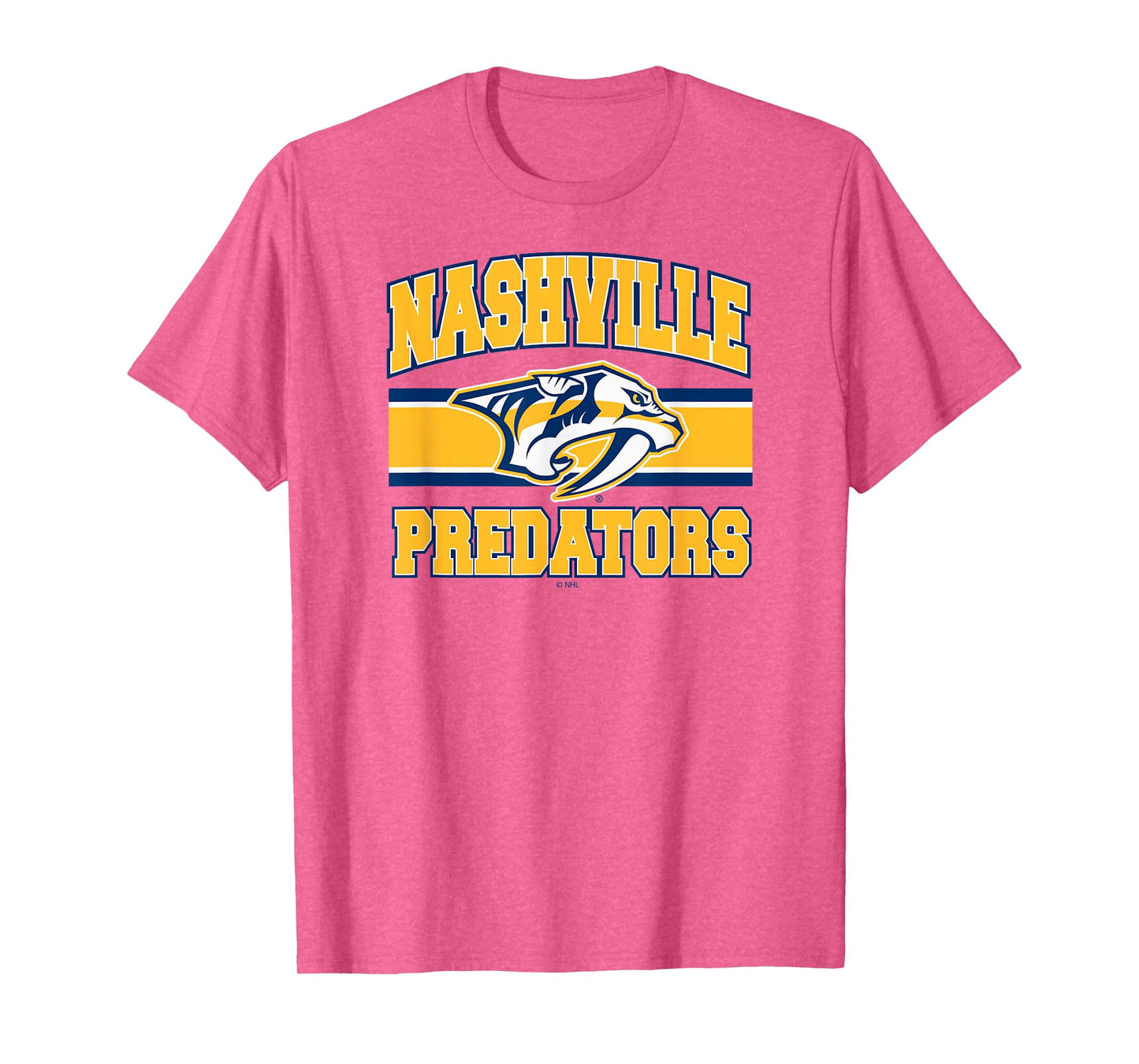Nashville Predators Stripe Gray Officially Licensed T-Shirt
