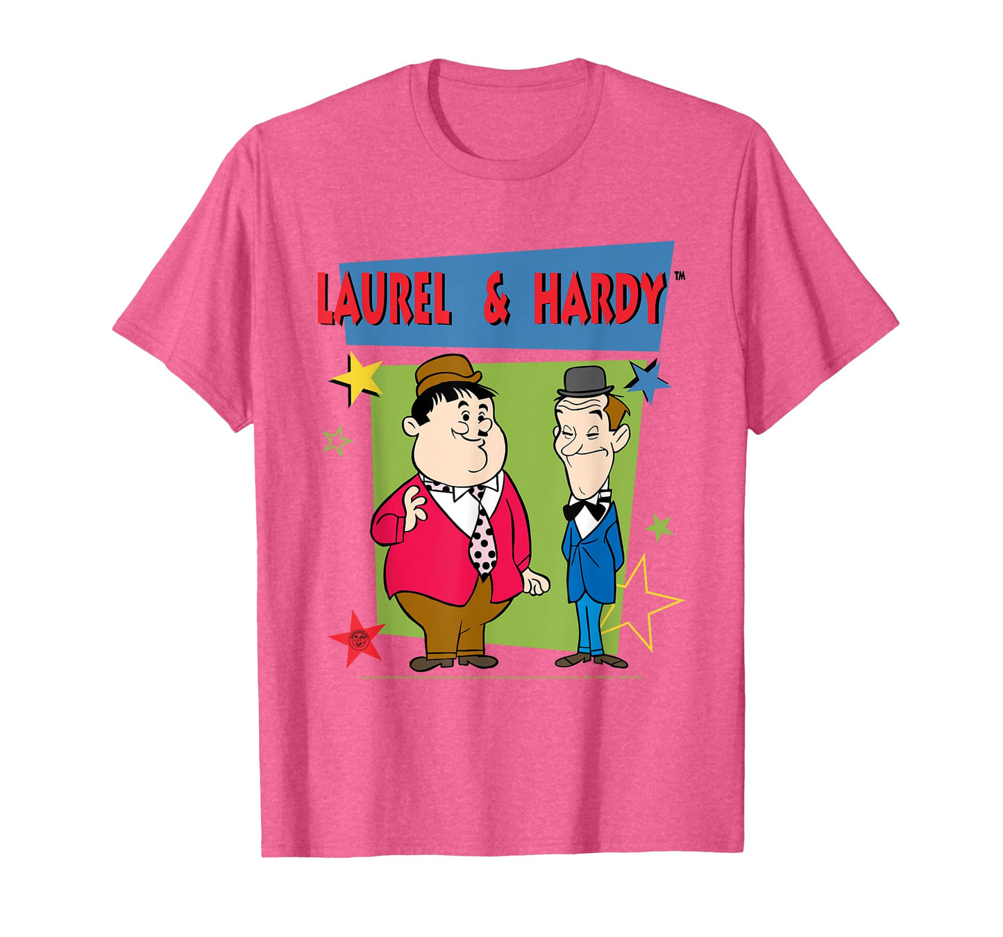 Laurel & Hardy Comic Book Stars T-Shirt