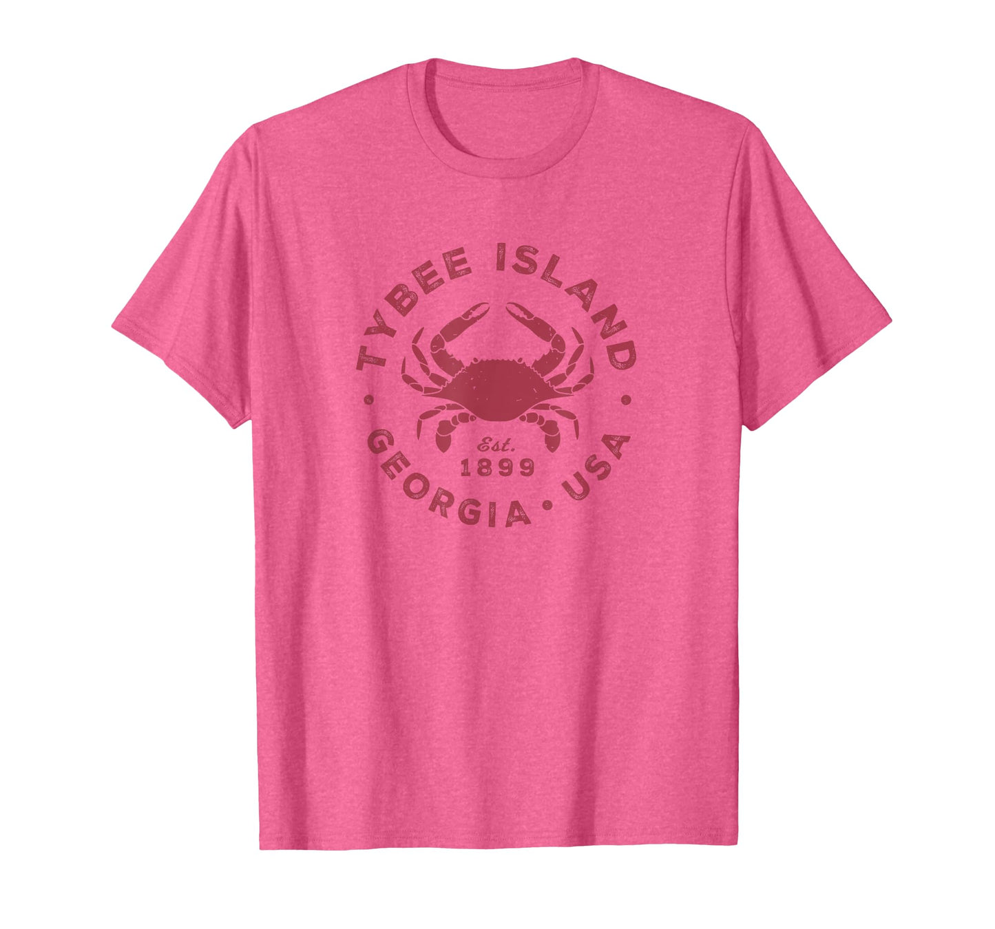 Tybee Island GA Blue Crab Kids Womens Mens Vacation Souvenir T-Shirt