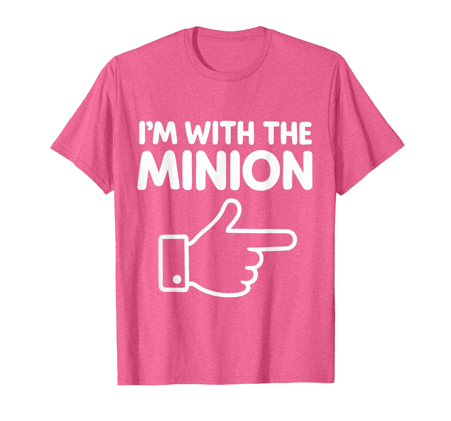 I'm with The Minion Costume Family Lazy Easy Halloween T-Shirt