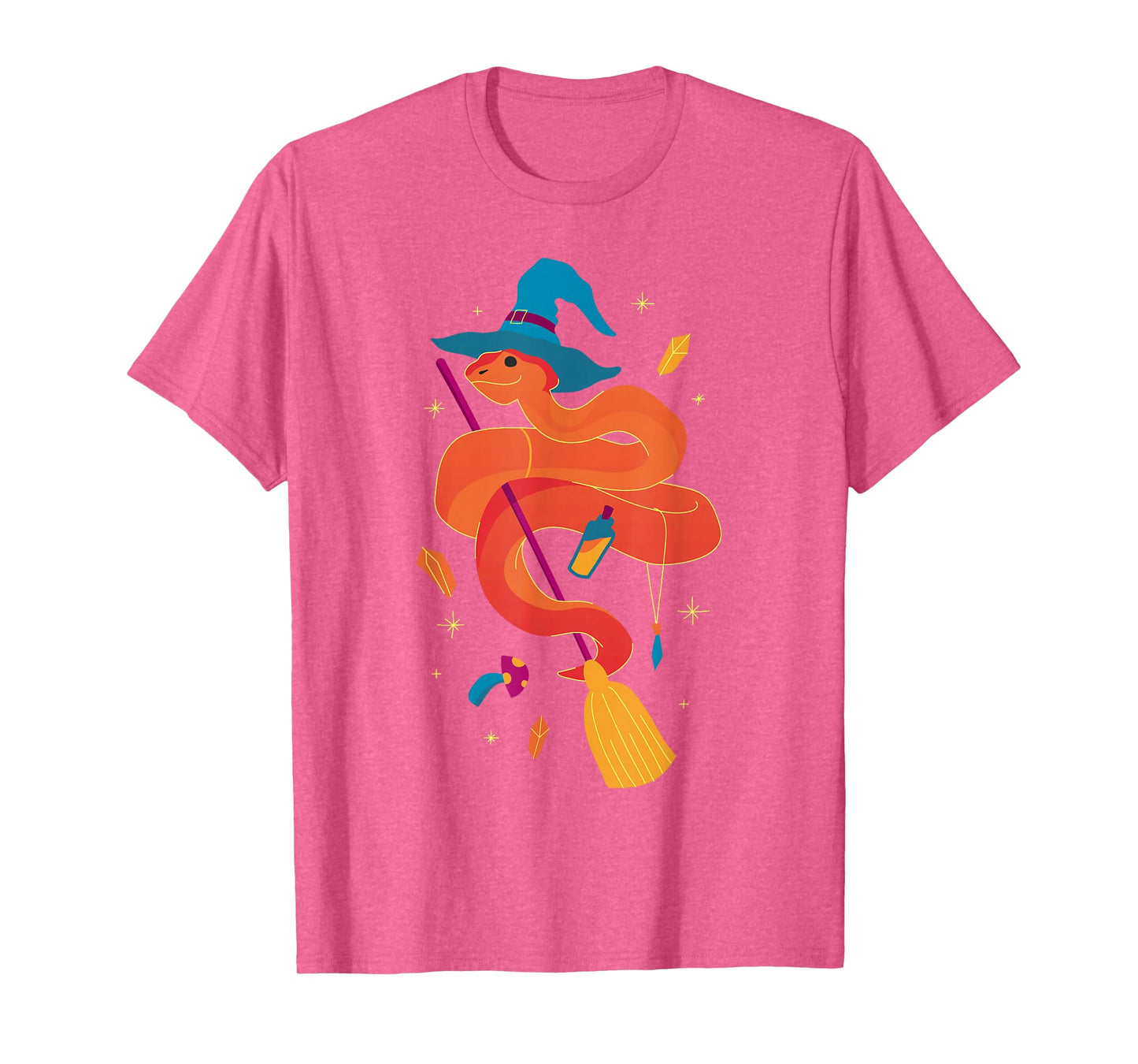 Halloween Snake Witch Funny Design T-Shirt