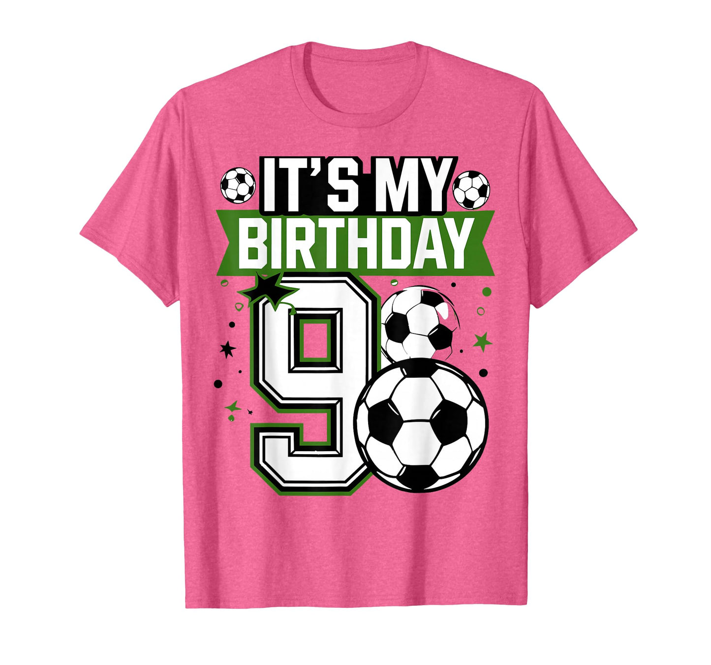 Birthday Boy Tees 9 Soccer Its My 9th Birthday Boys Soccer T-Shirt