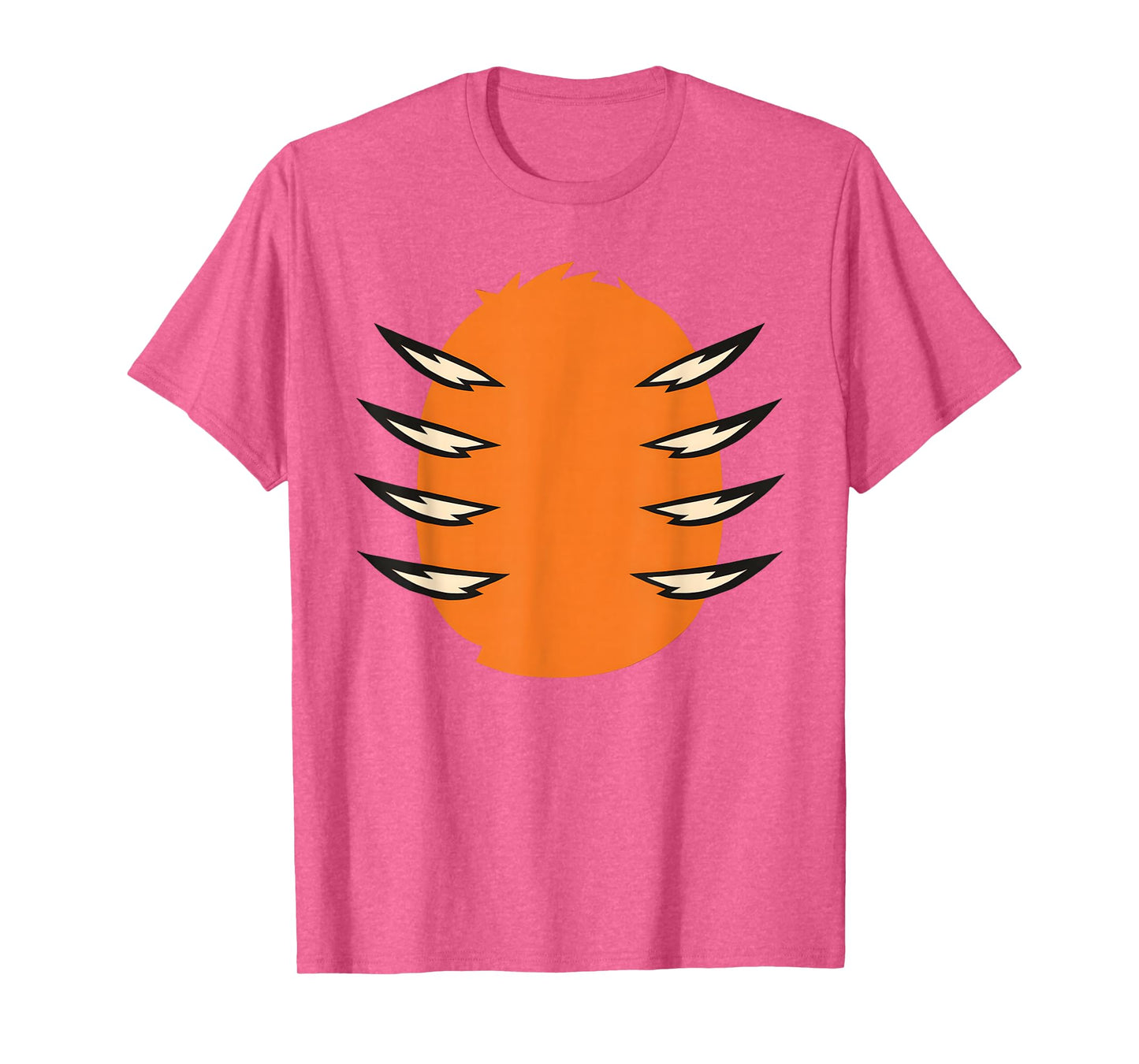 Halloween Costume Funny Orange Tiger DIY Group Matching T-Shirt
