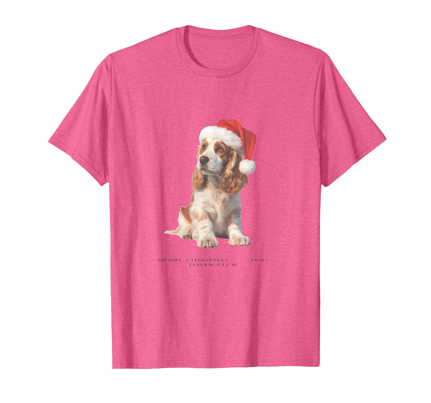 Cocker Spaniel Christmas Dog Vintage T-Shirt