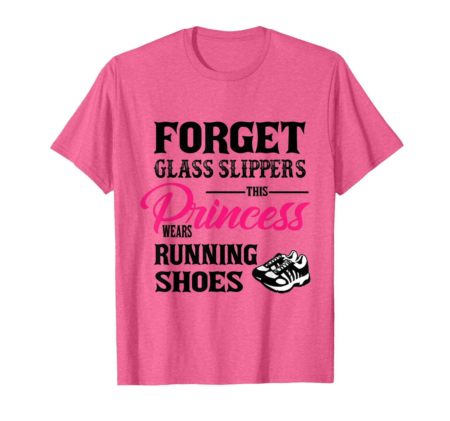 Princess Wears Running Shoes Sneakers Woman Runner tee shirt T-Shirt