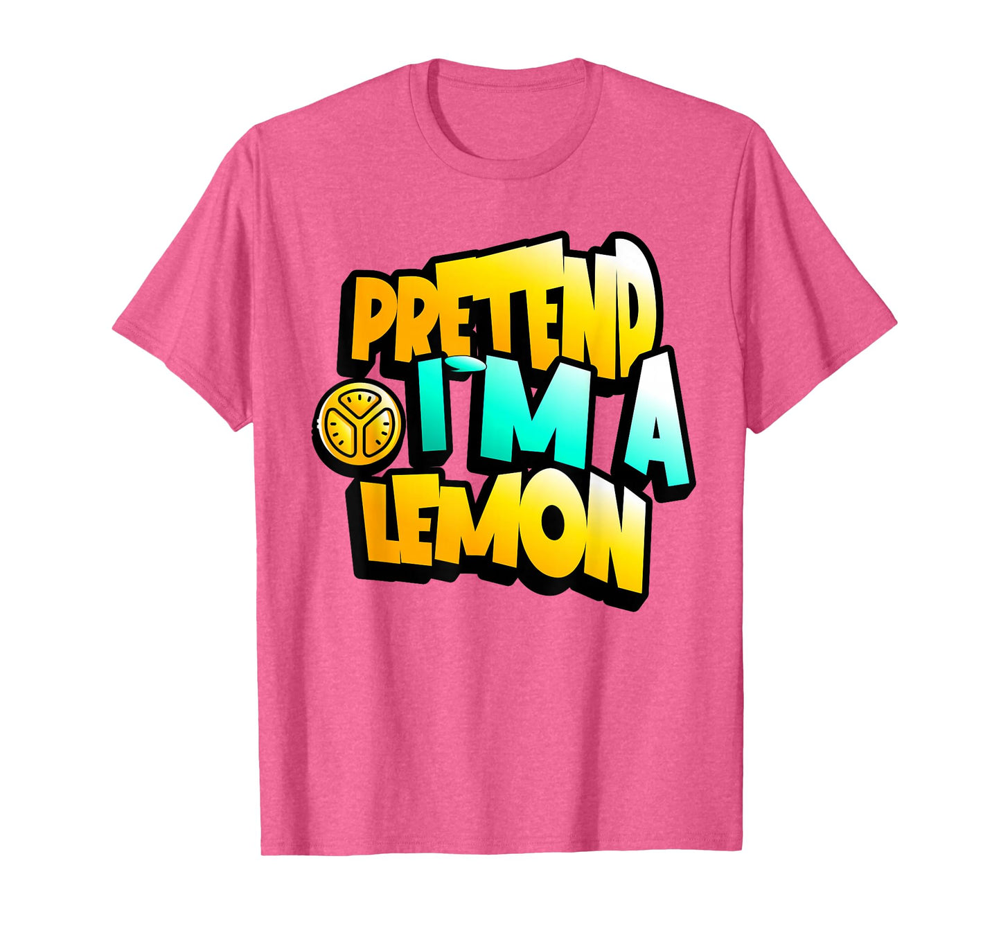 Pretend I'm A Lemon Funny Halloween Costume Men Women Kids T-Shirt