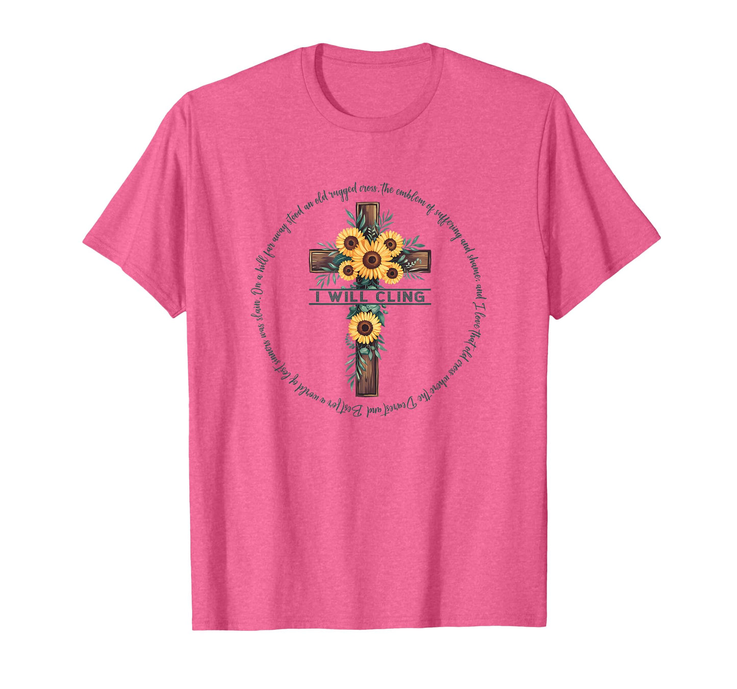 The Old Rugged Cross Christian Gift T-Shirt