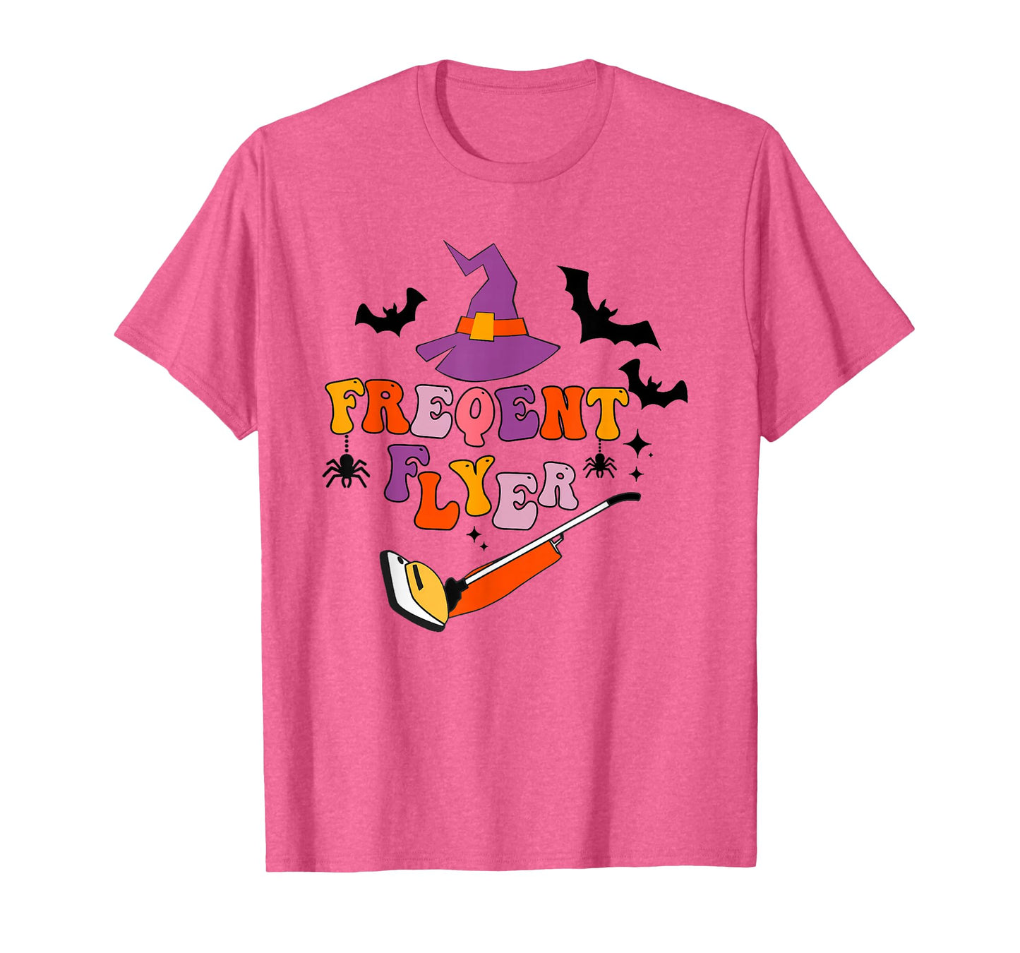 Frequent Flyer Witch Broom Halloween T-Shirt