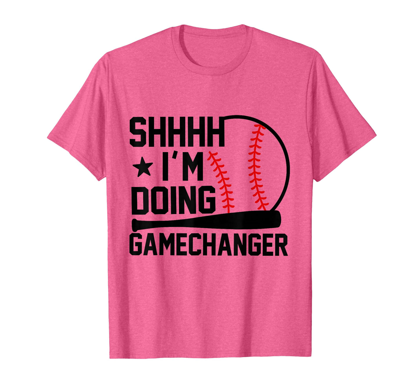 SHHHH I'm Doing Gamechanger Funny Baseball Players T-Shirt