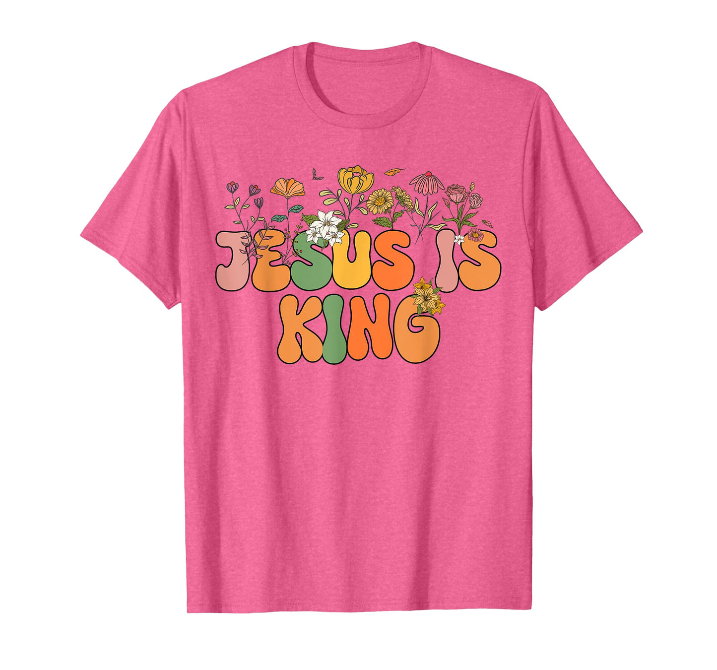 Kids Jesus Is King Christian I You Loves Women Toddler Girl T-Shirt