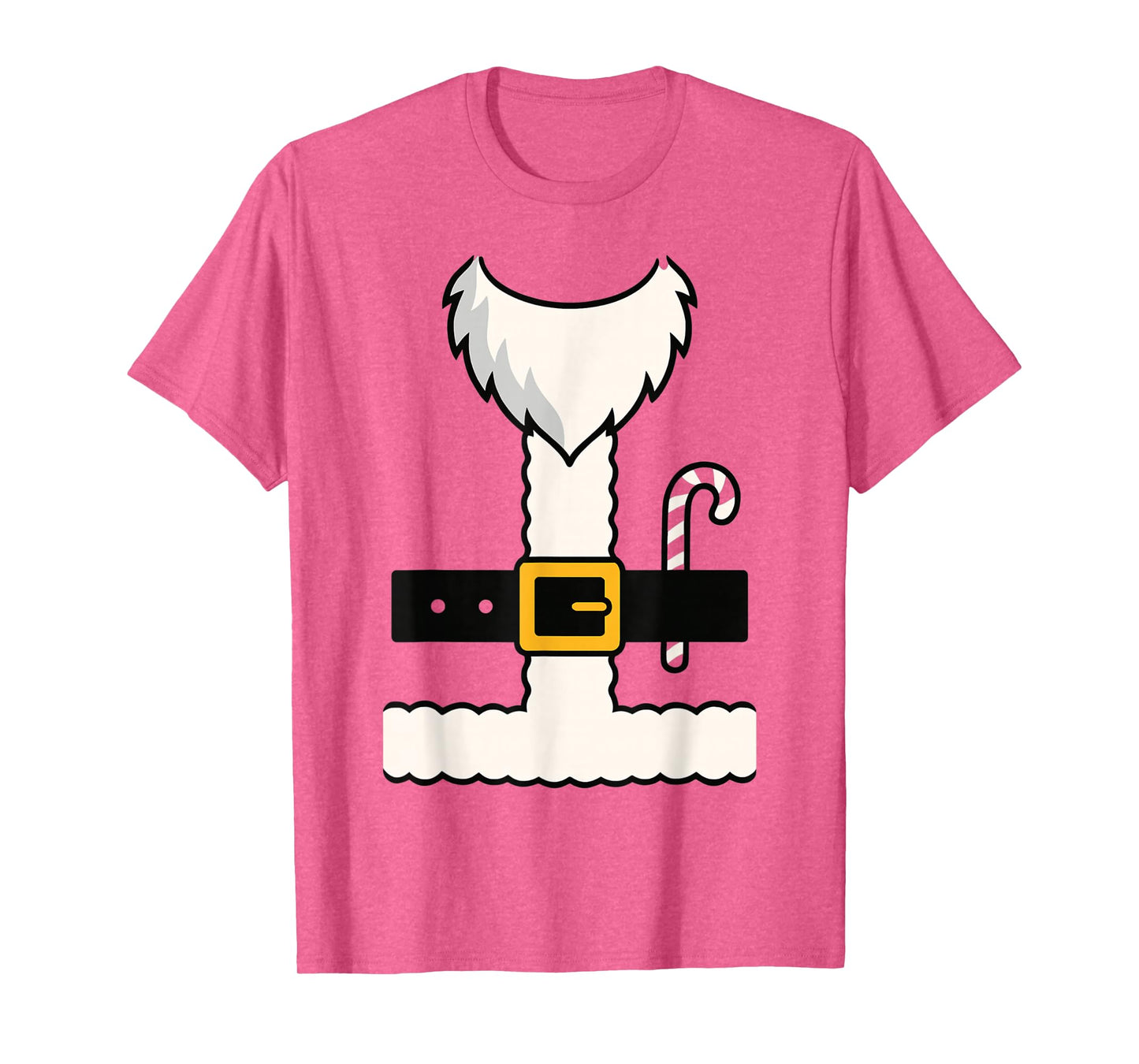 Funny Santa Costume Red Outfit for Holiday Family Fun T-Shirt