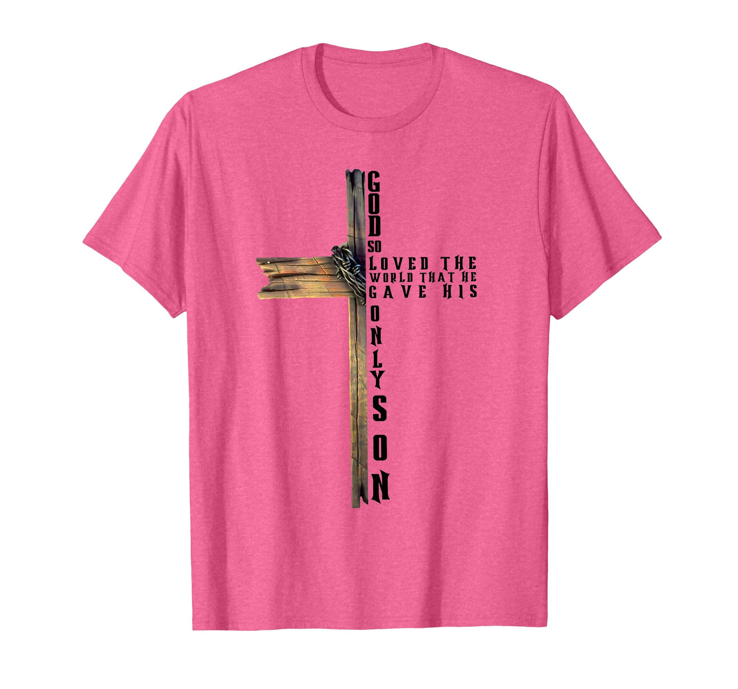 John 3:16 Christian Cross Bible T-Shirt