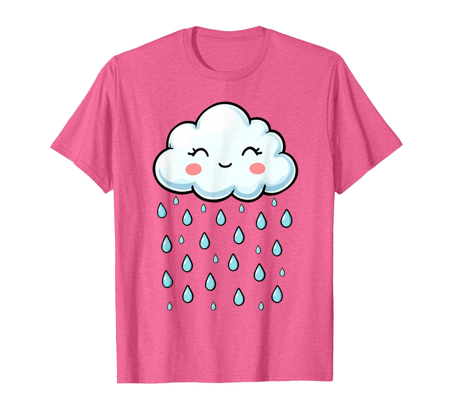 White Cloud Rain Drop Costume Christmas Halloween T-Shirt