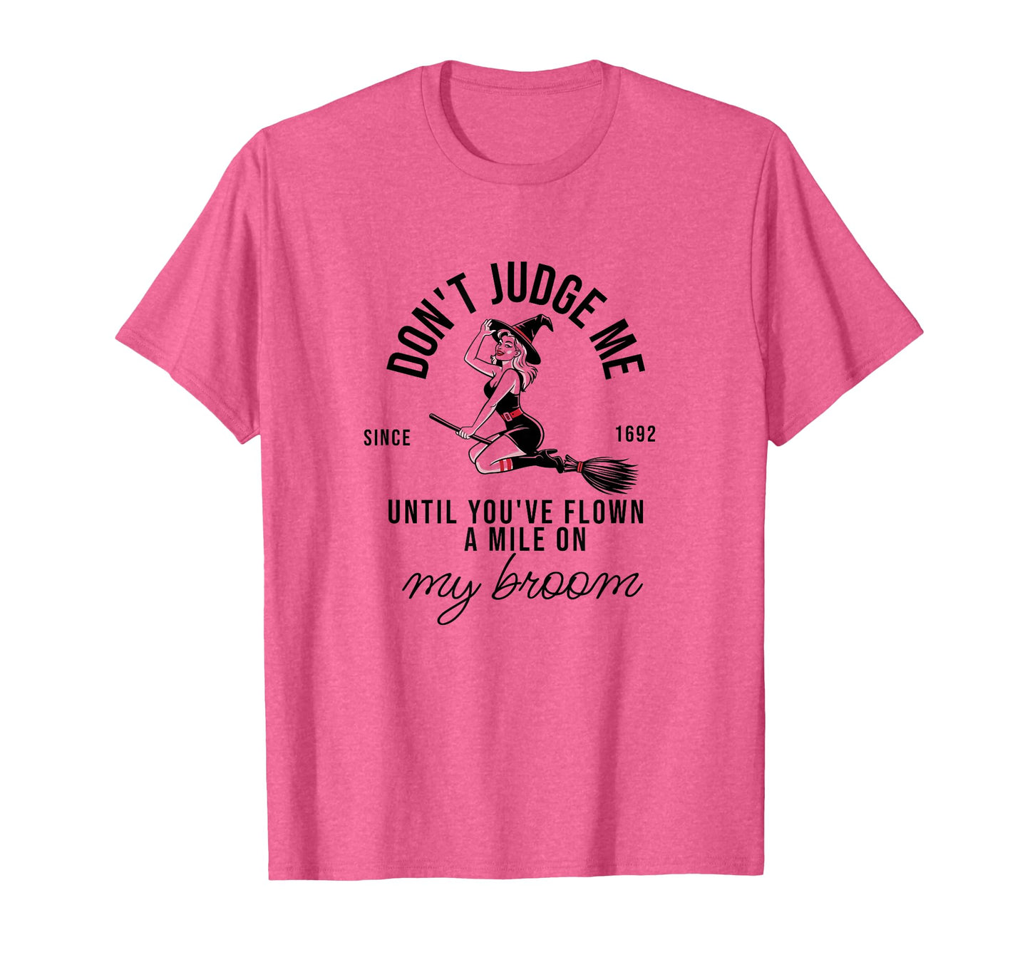 Sarcastic Halloween Salem Broom Flying, Basic Witch Vibes T-Shirt
