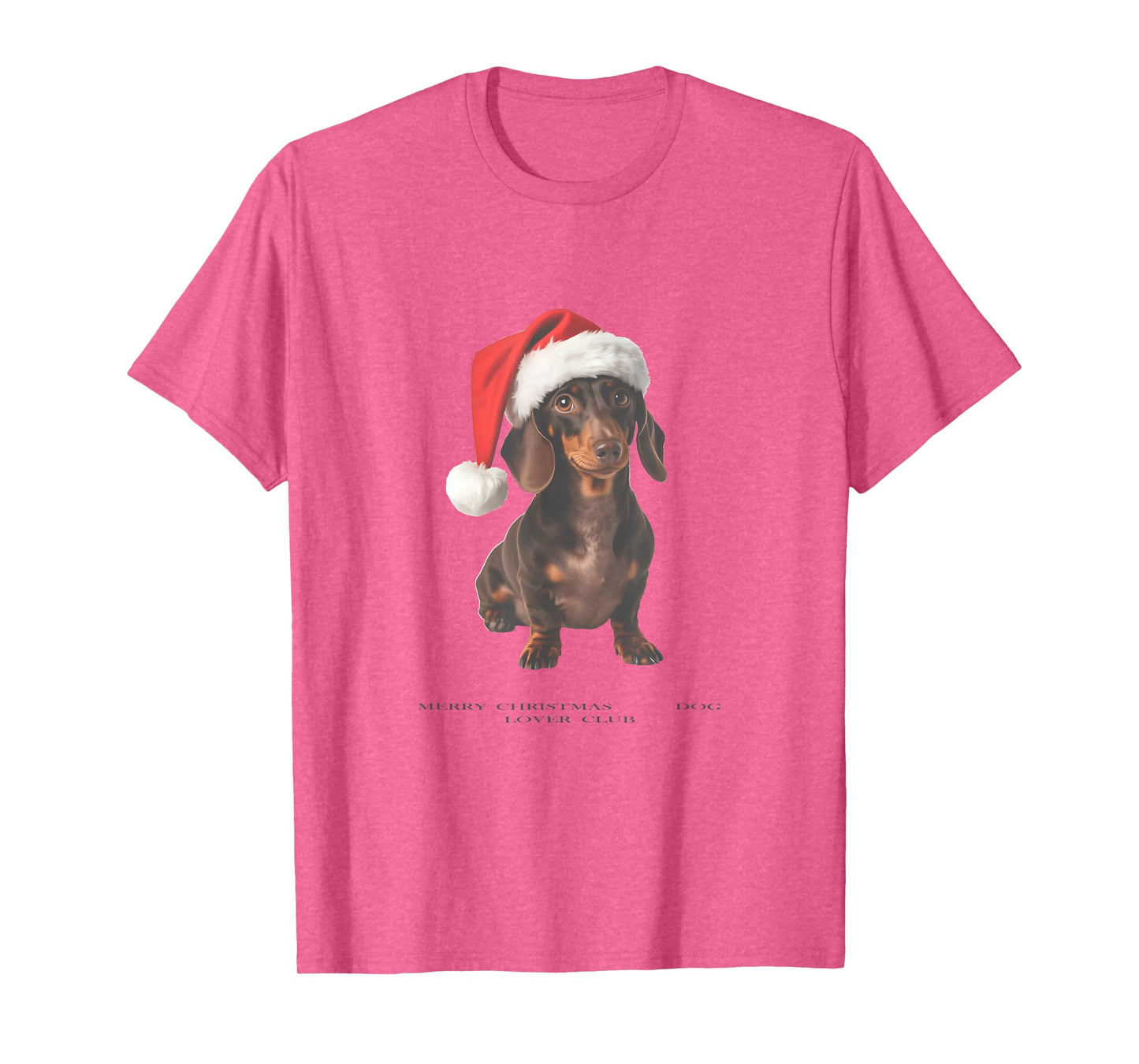 Dachshund Christmas Dog Vintage T-Shirt