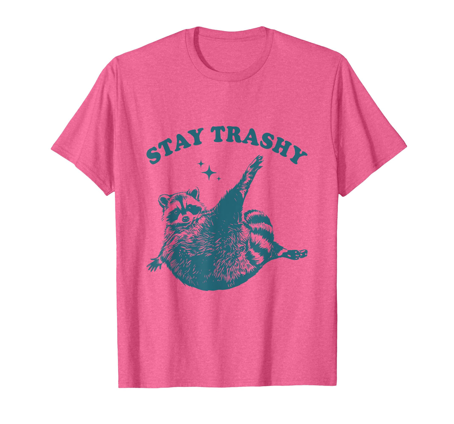 Stay Trashy Raccoon Lover Humor Vintage Funny Racoon T-Shirt