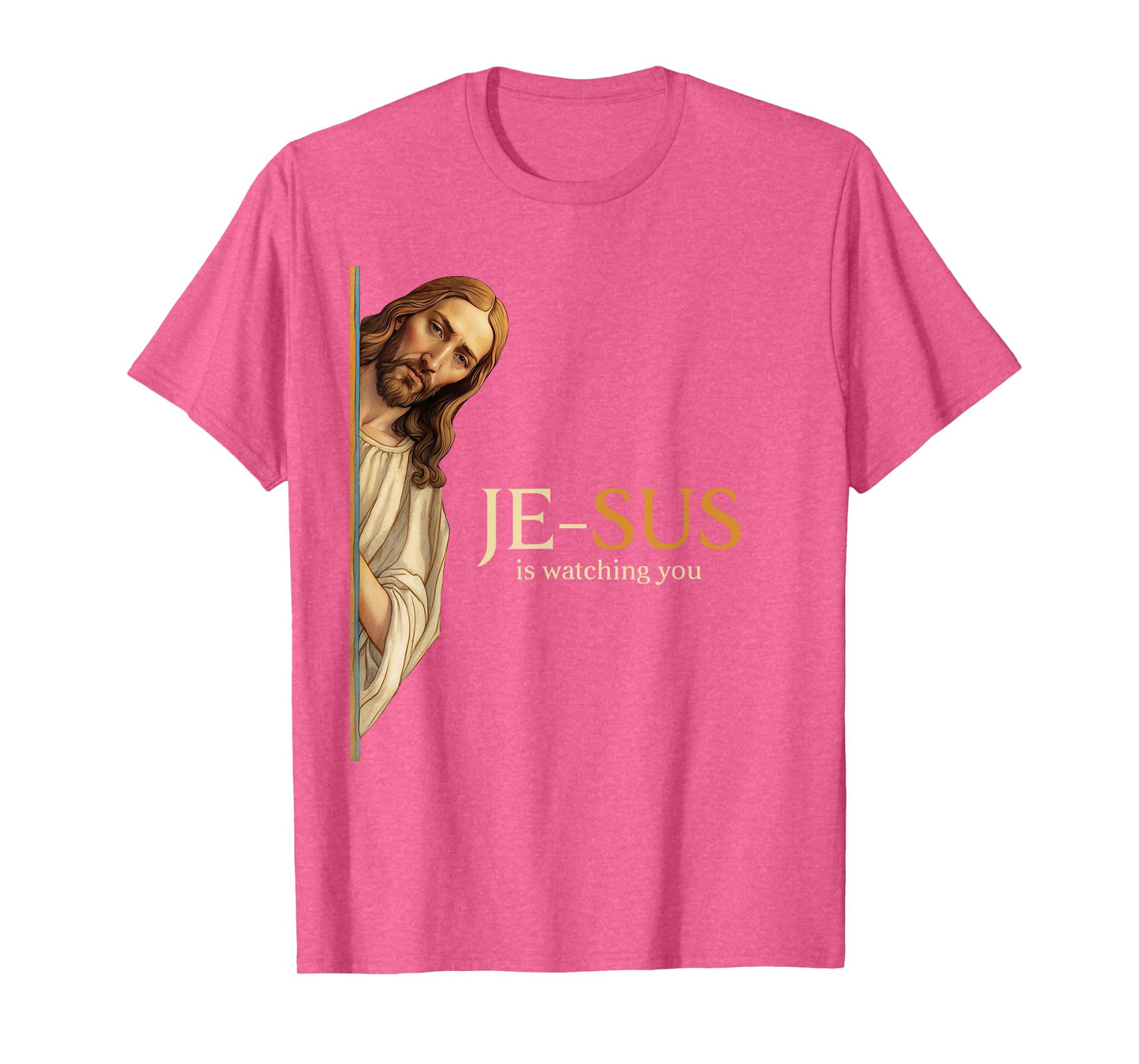 Spiritual watchful Jesus Jesus is watching you T-Shirt