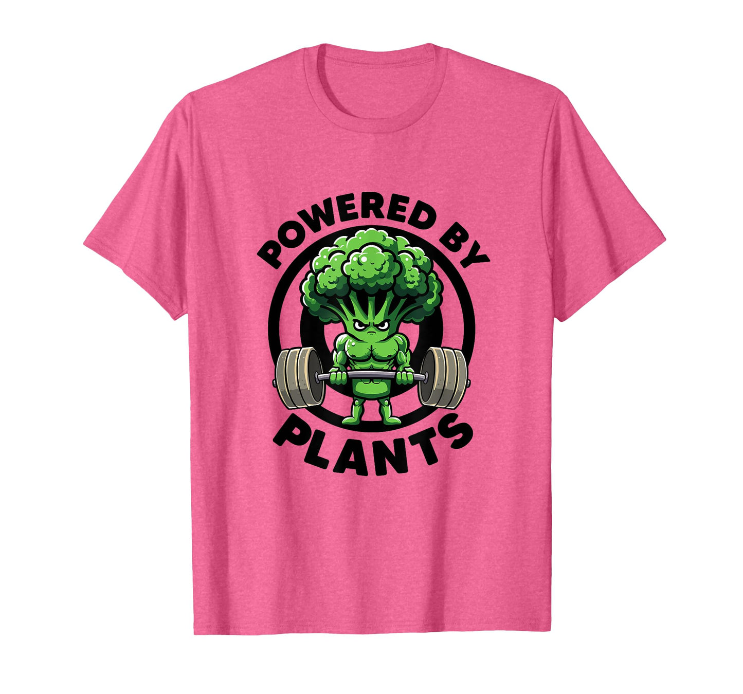 Powered By Plants Vegan Athlete Vegan Gym Vegan Bodybuilding T-Shirt