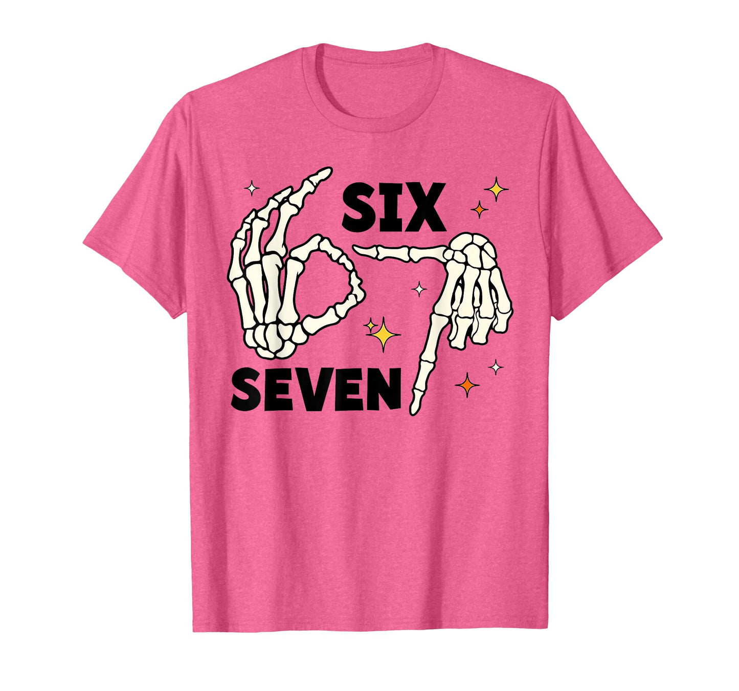 67 Witch Skeleton Hands Sign 67 Meme Halloween Costume Funny T-Shirt