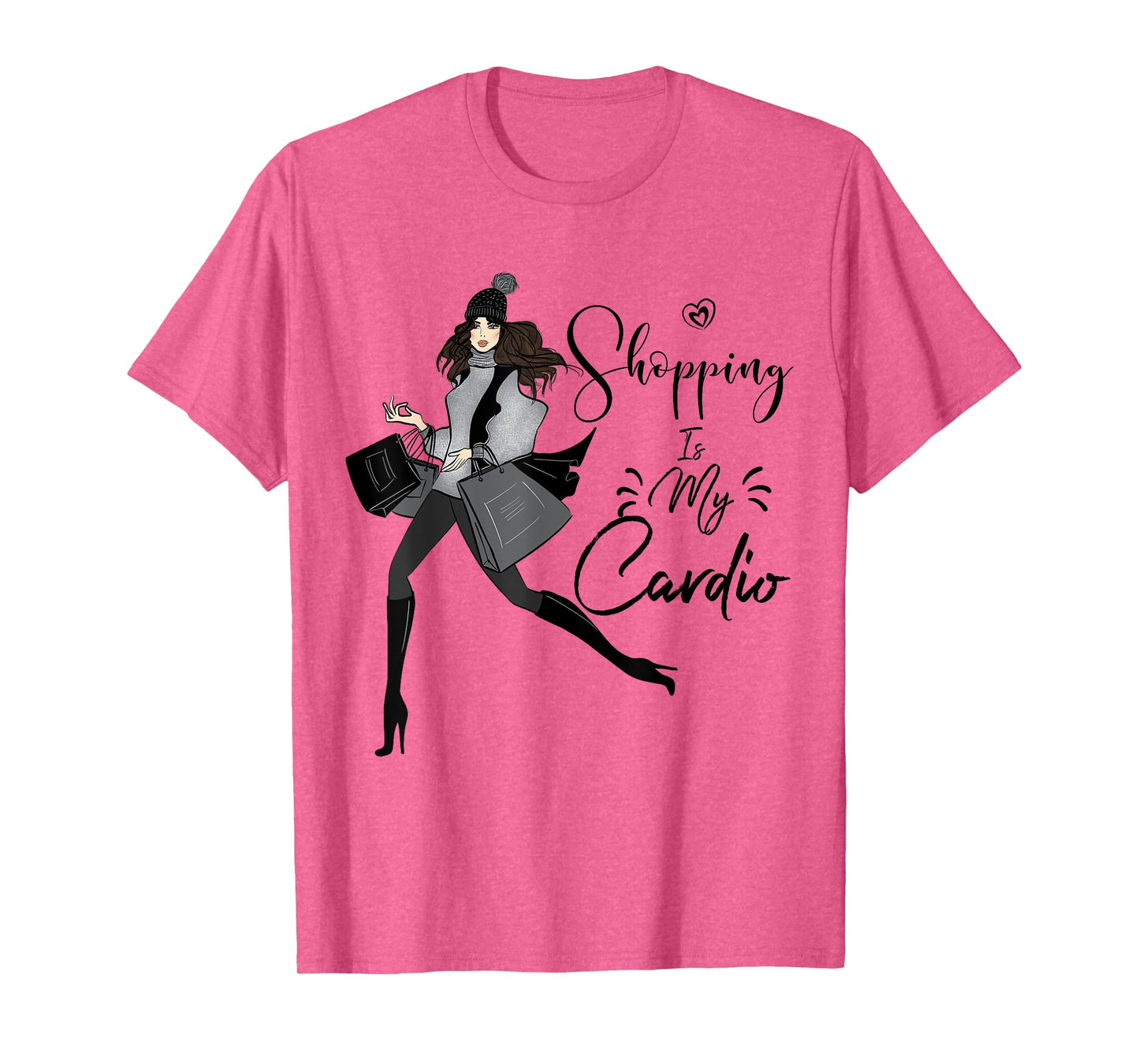 Shopping is my Cardio I Fitness Gym Tee T-Shirt