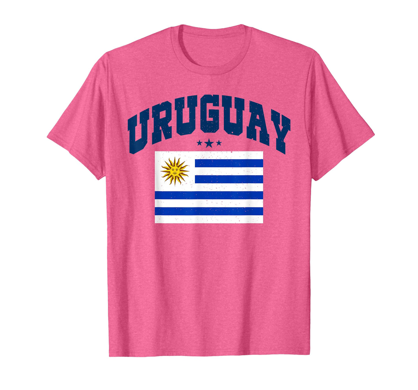 Vintage Uruguay Patriotic Throwback Athletic T-Shirt