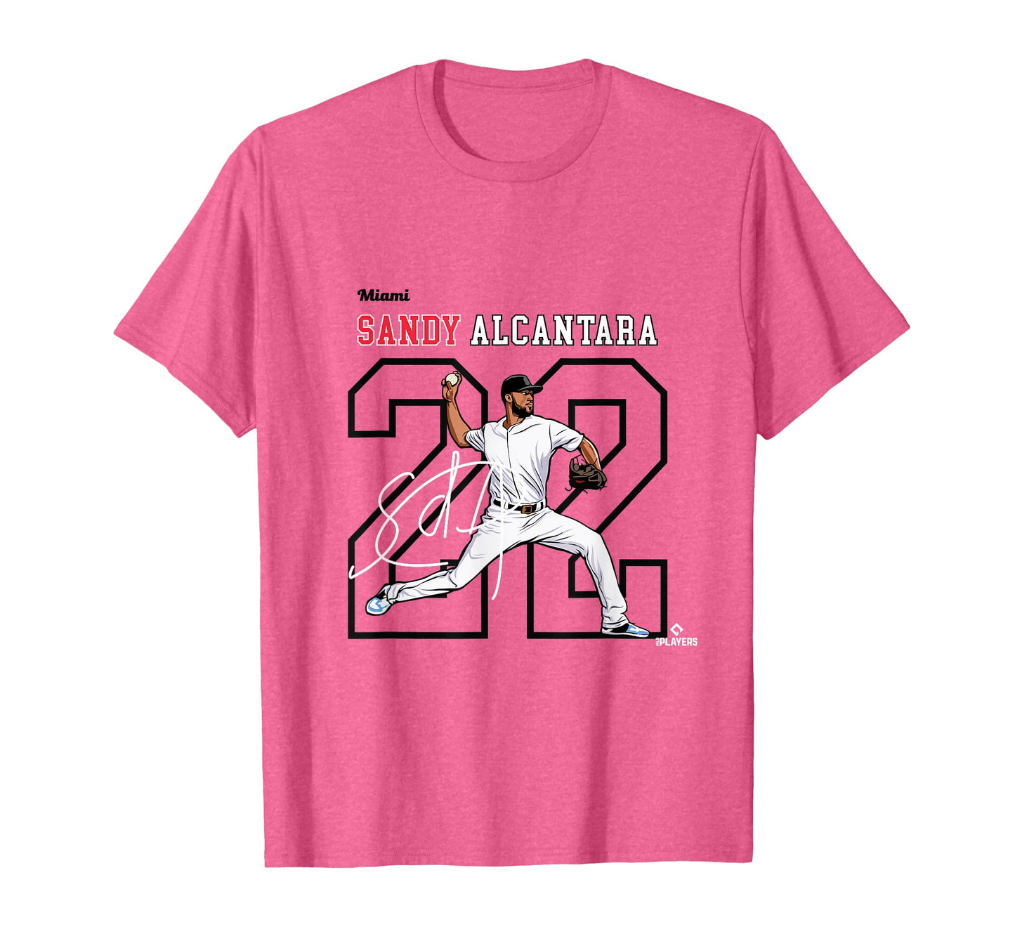 Sandy Alcantara | Miami Baseball Players | MLBSAL3005 T-Shirt