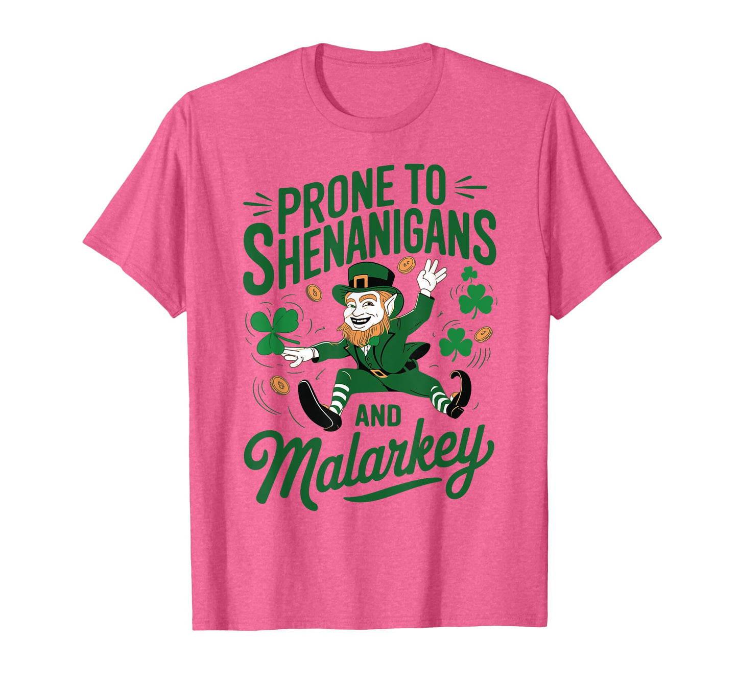 St Patrick Day Prone Shenanigans Malarkey Toddler Boy Irish T-Shirt