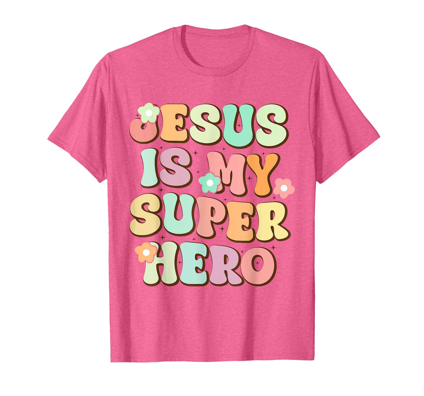 Jesus Is My Superhero Christian Religious T-Shirt