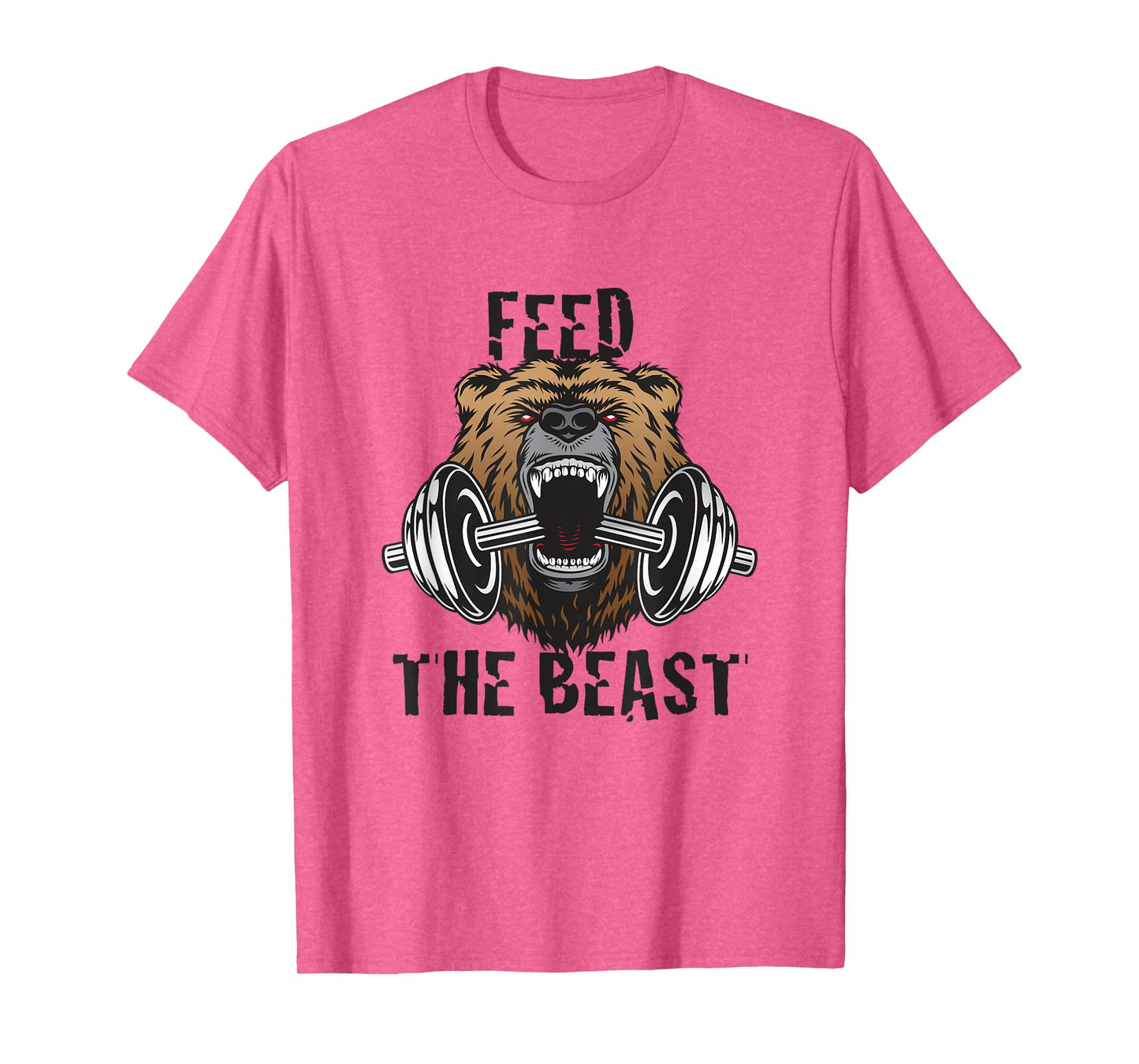 Mens Fitness Motivational Feed The Beast Gym Workout T-Shirt T-Shirt