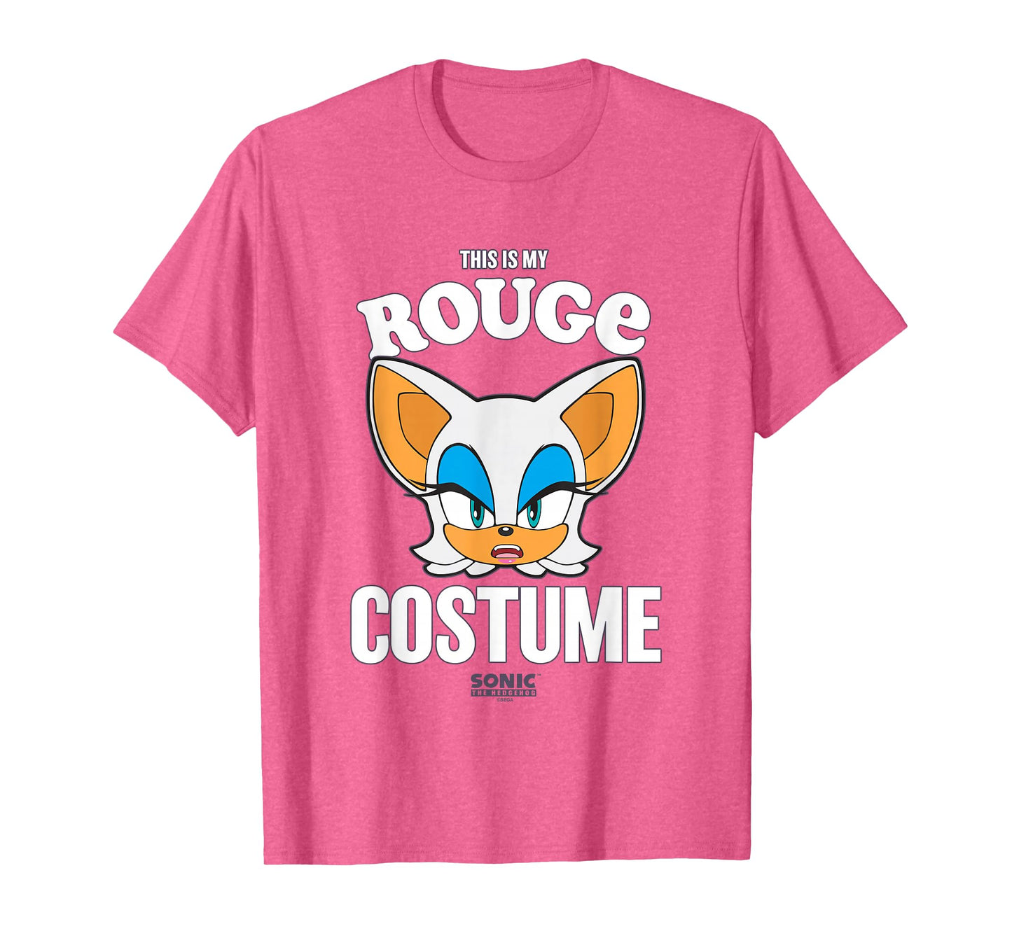Sonic The Hedgehog Halloween This Is My Rouge Costume T-Shirt
