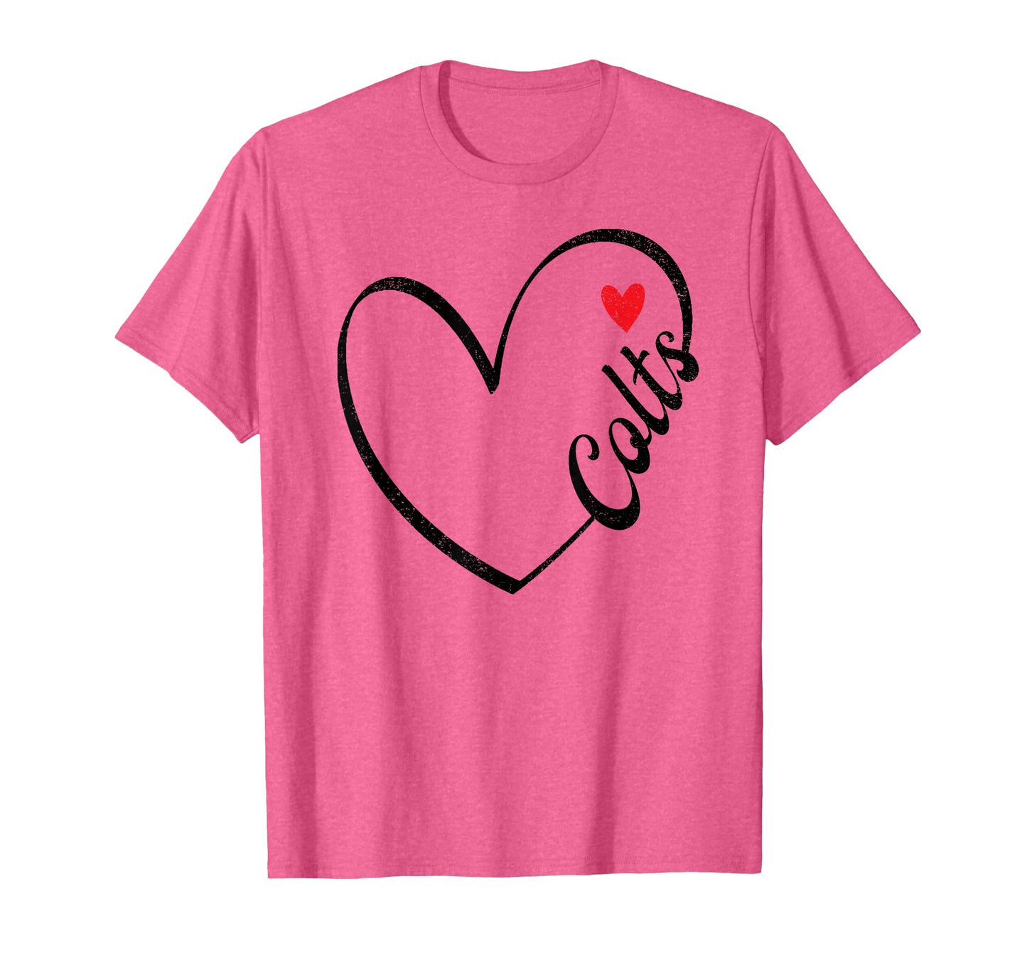 Colts Heart Name Vintage Retro Men Women Kids Girls T-Shirt
