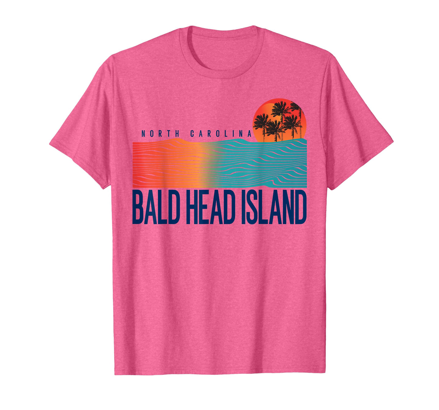 Bald Head Island Beach North Carolina Women Men Surfboarding T-Shirt