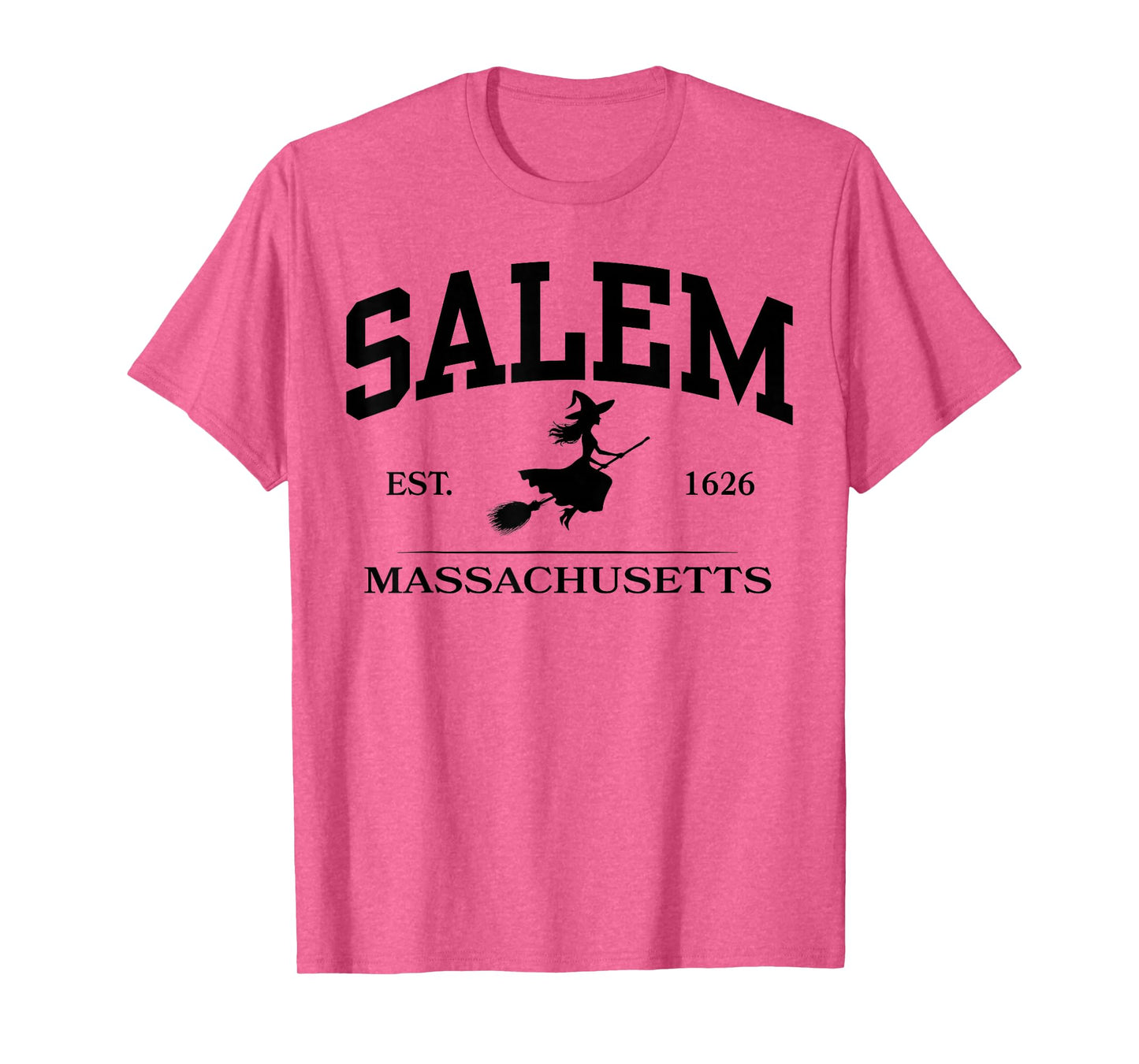 Salem Est 1626 Massachusetts Halloween Witch Women Funny T-Shirt