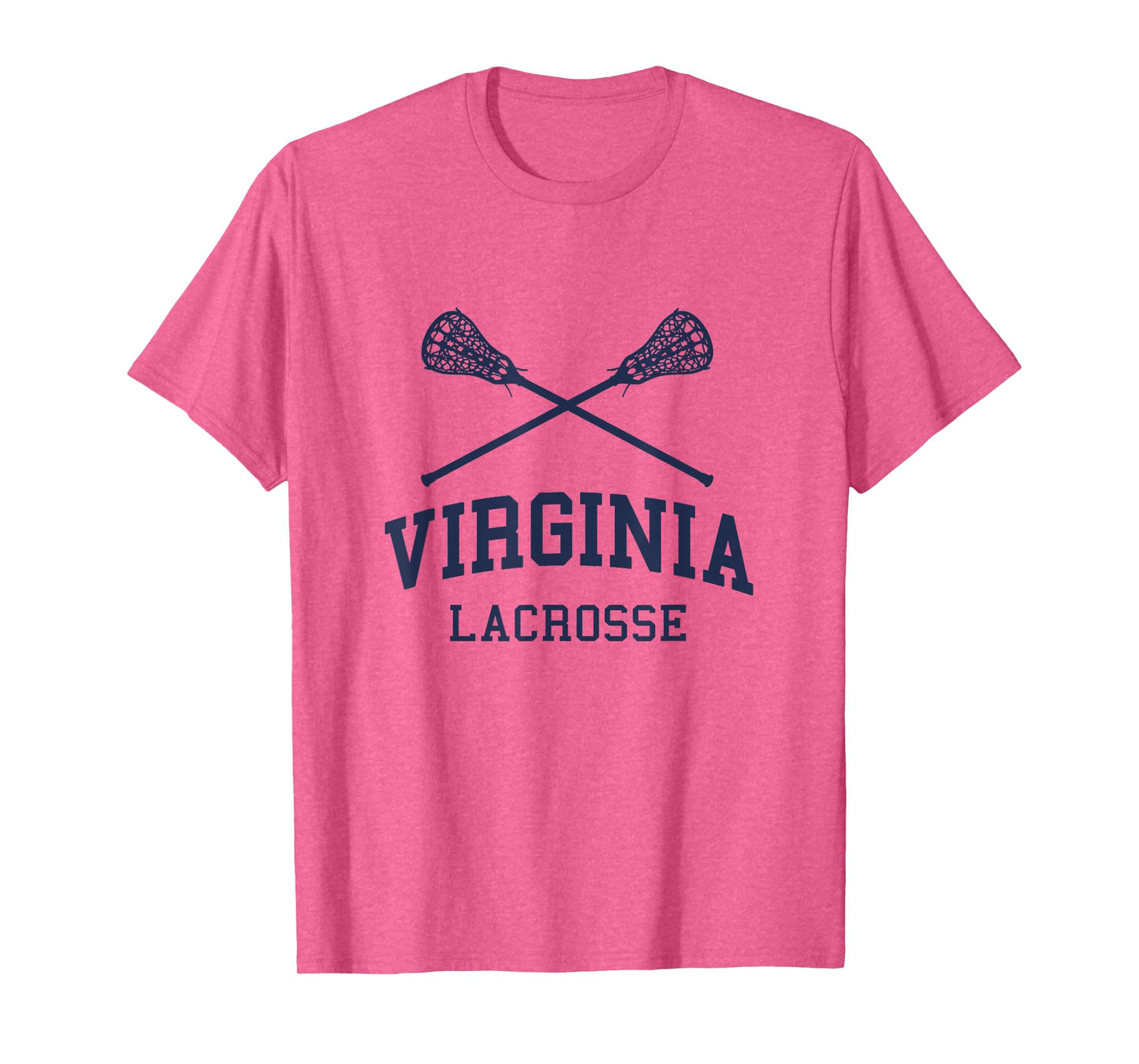vintage virginia lacrosse Virginia Lacrosse Vintage LAX Weathered T-Shirt