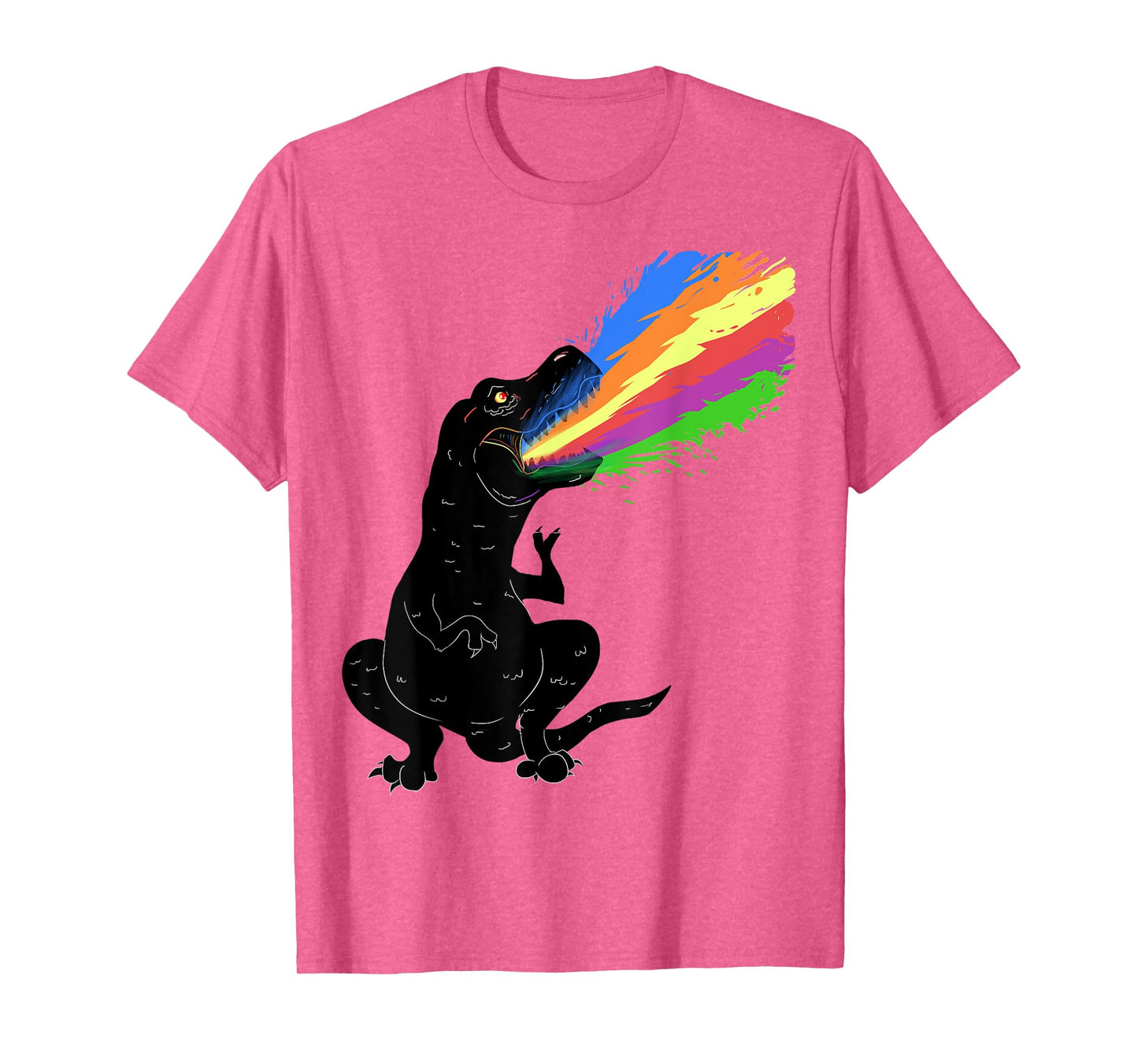 Tyrannosaurus Rex Shooting Rainbow Laser, Dinosaur T-Shirt