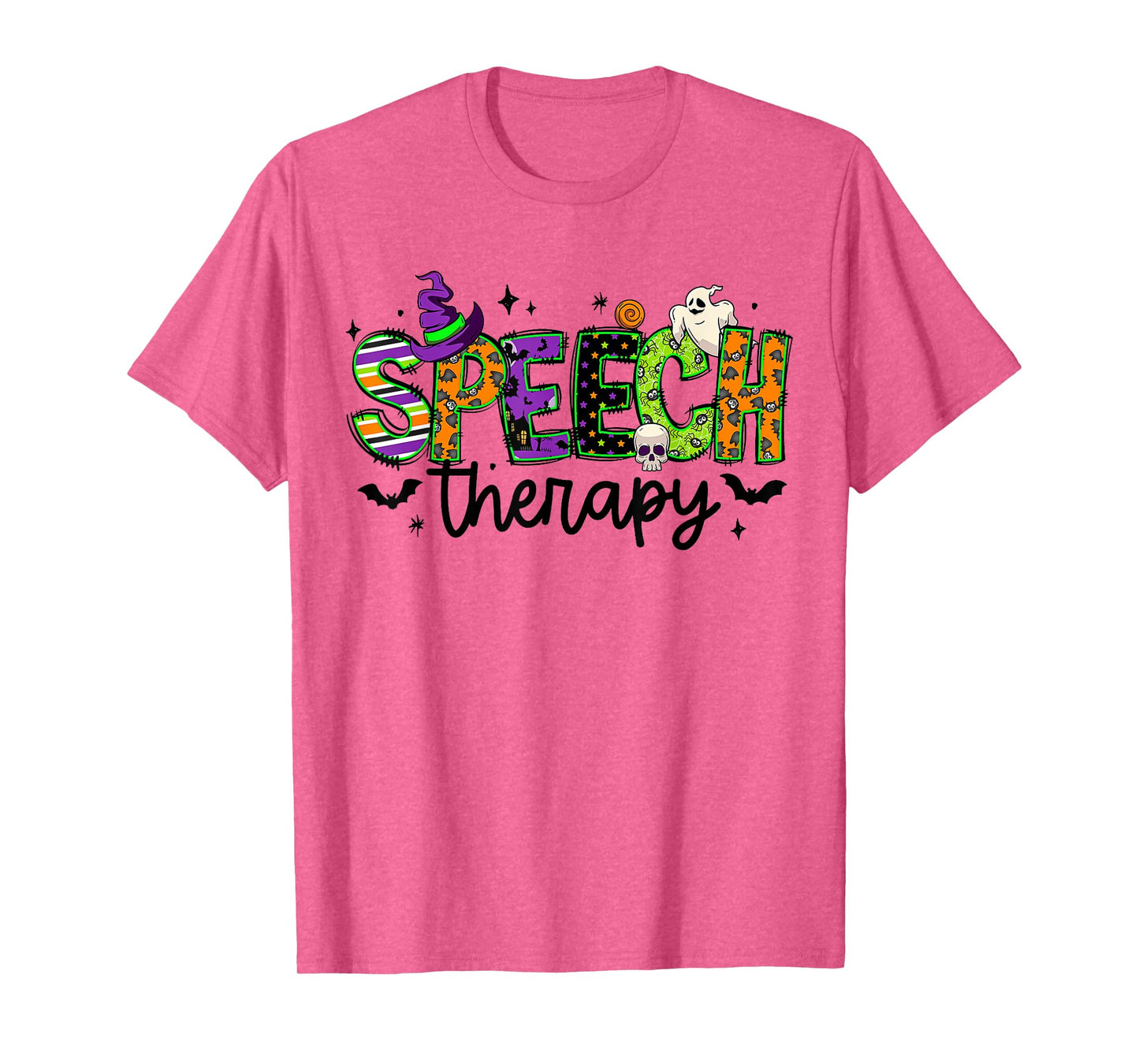 Halloween Speech Therapy Groovy Speech Language Pathologist T-Shirt