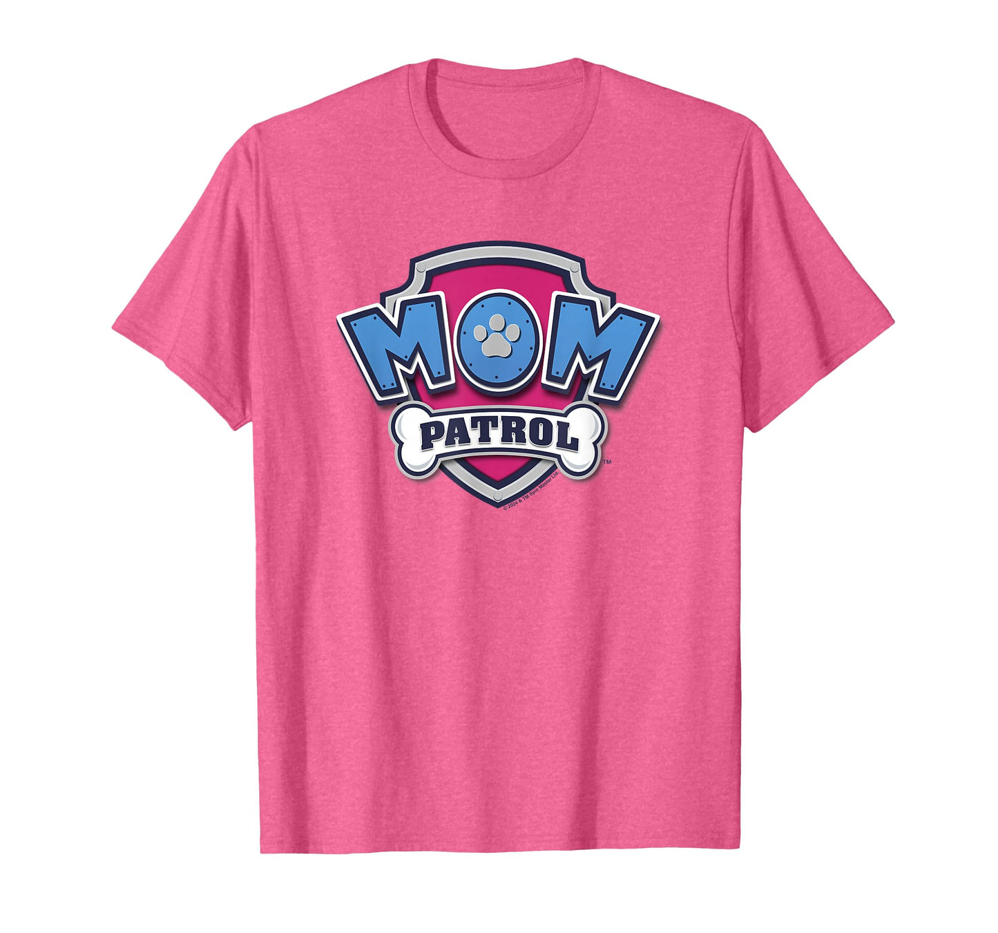 PAW Patrol Mother's Day Mom Patrol Badge T-Shirt