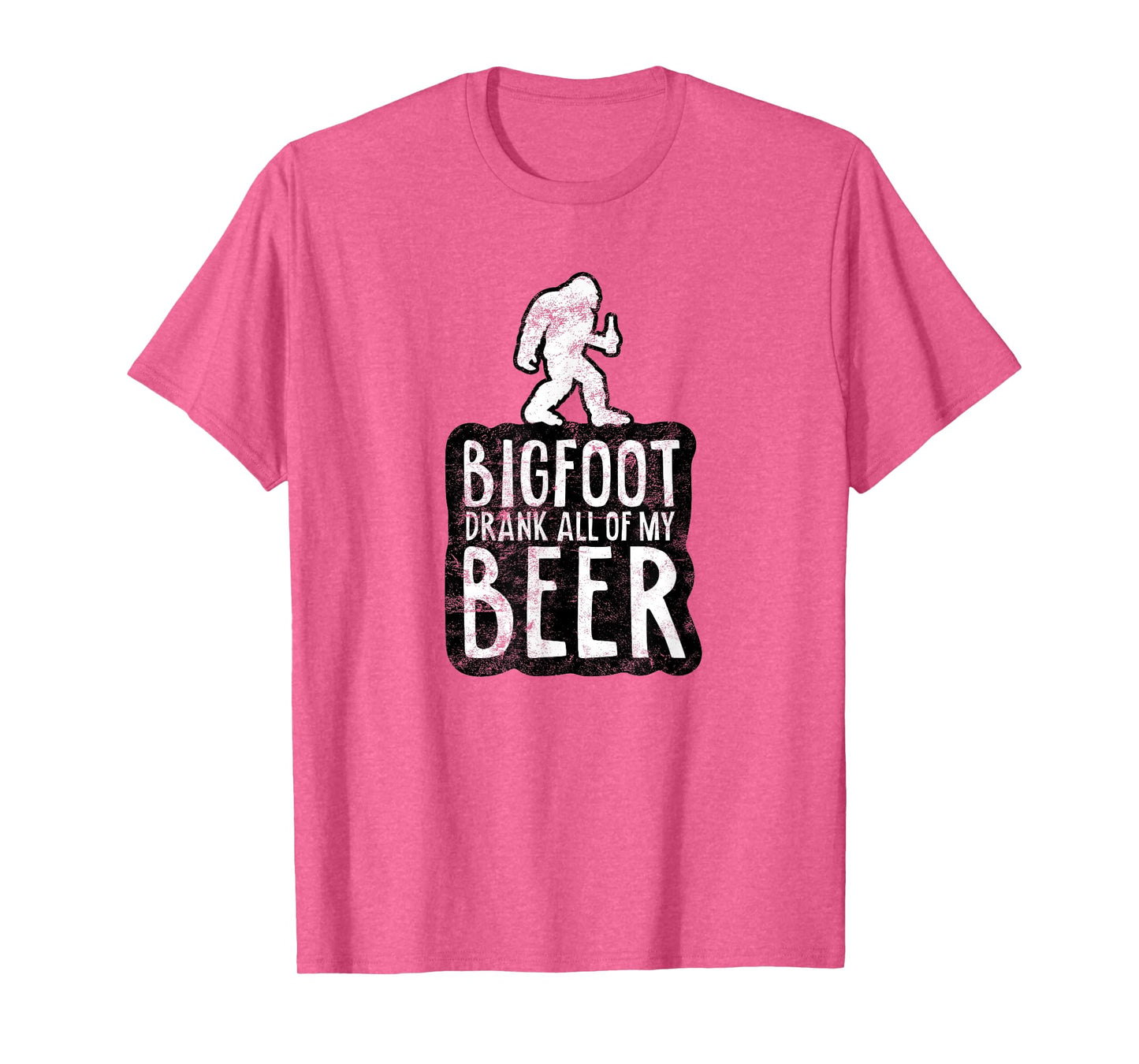 Bigfoot Drank All Of My Beer Lovers Funny Sasquatch Camping T-Shirt