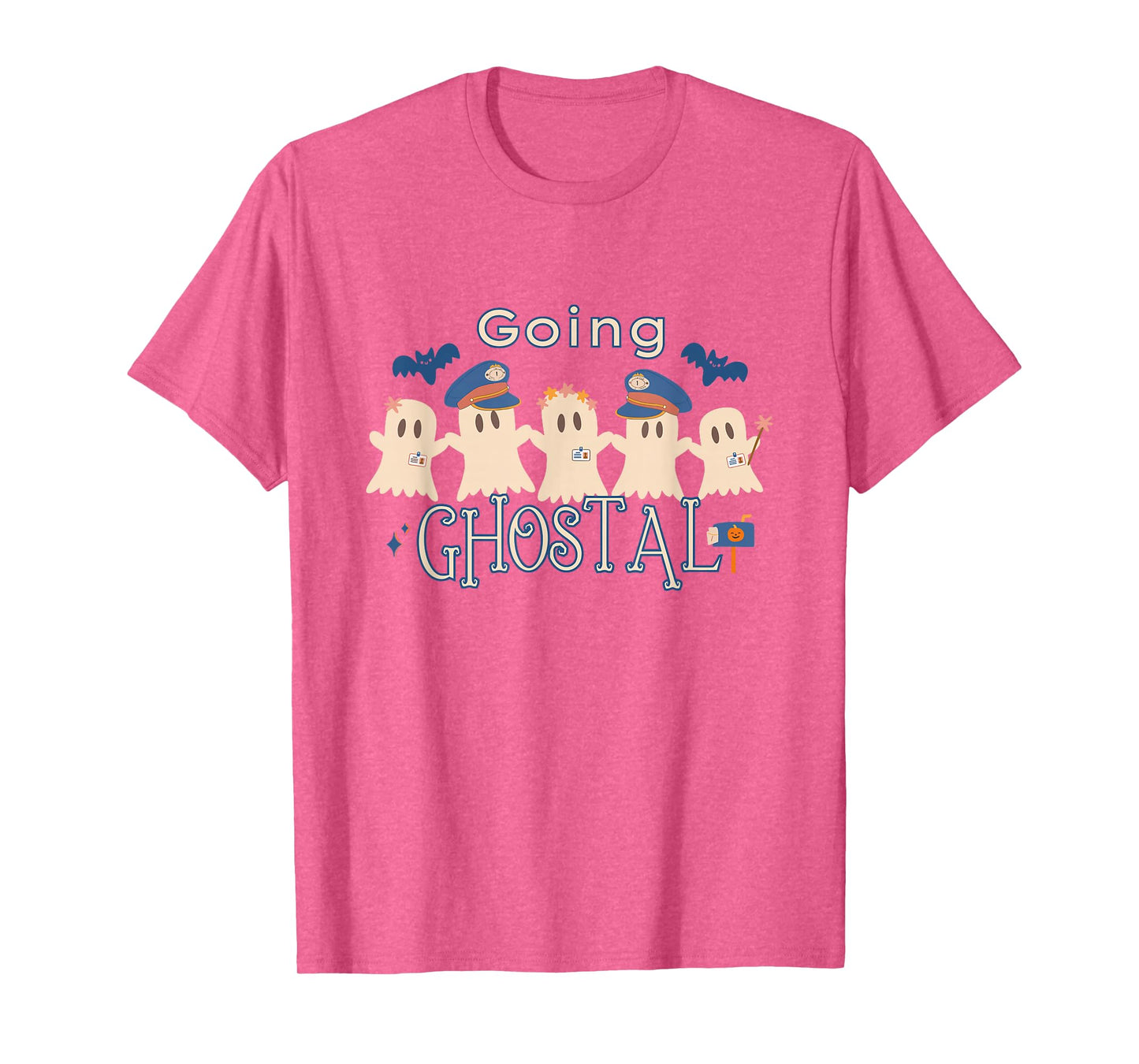 Going Ghostal Postal Worker Halloween Ghost Mail Carrier T-Shirt