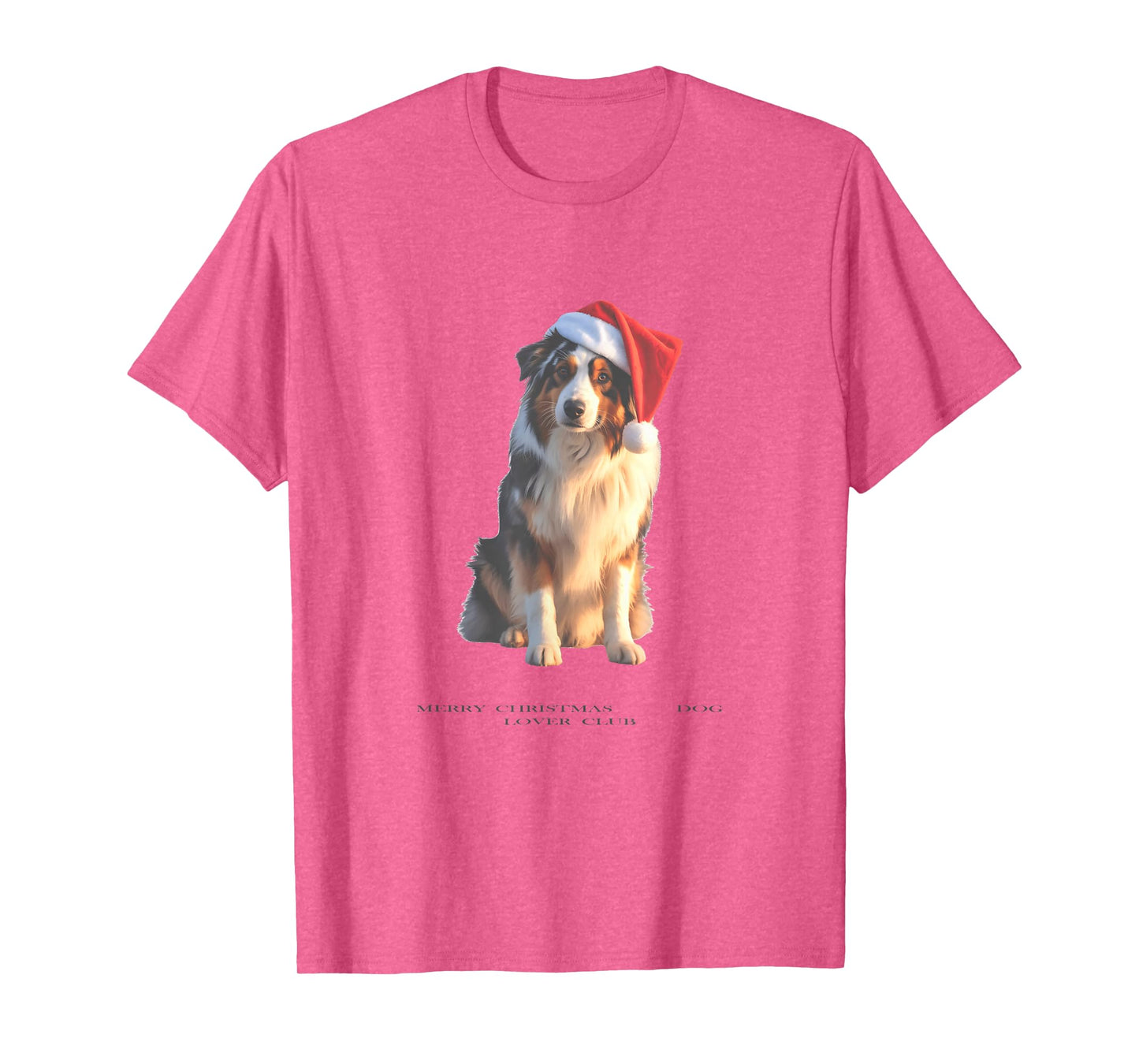 Australian Shepherd Christmas Dog Vintage T-Shirt