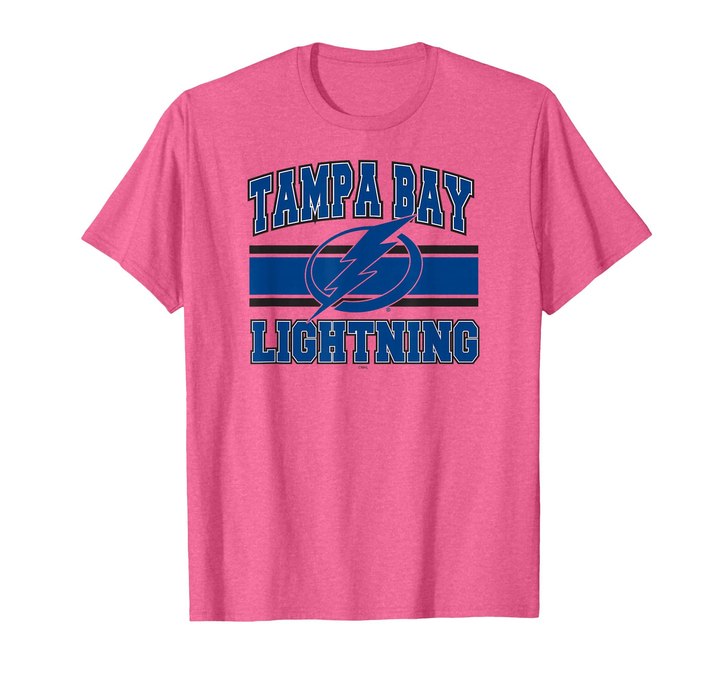 Tampa Bay Lightning Stripe Gray Officially Licensed T-Shirt