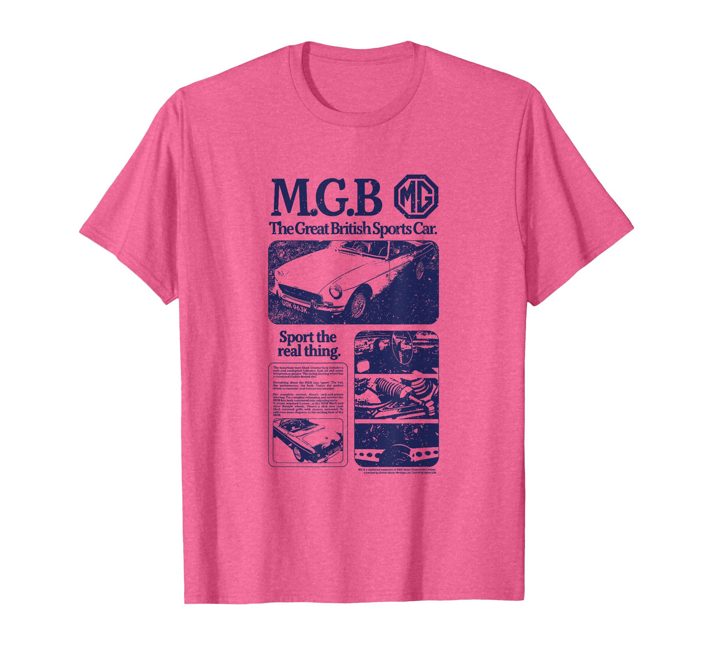 MG MGB Sports Car Promo Ad T-Shirt